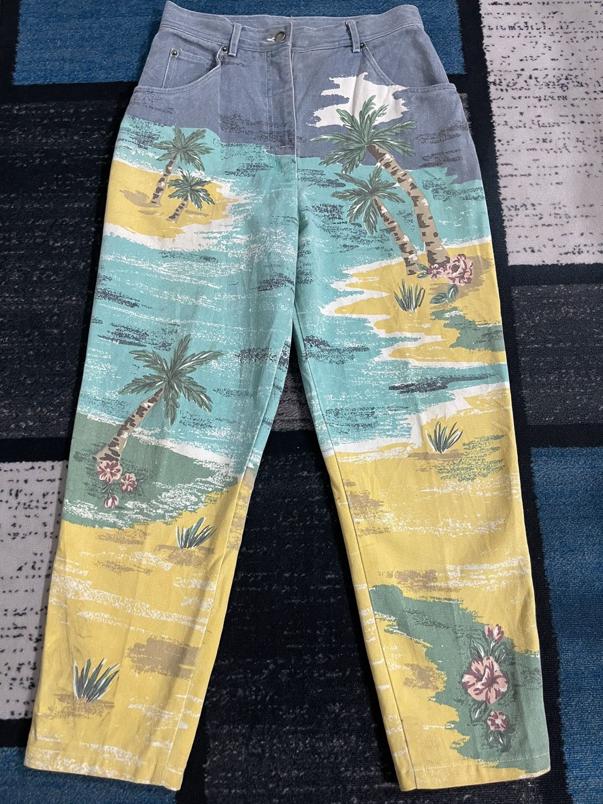 Japanese Brand × Vintage Vintage Together Jeans Print Island Size 28" / US 6 / IT 42 - 3 Thumbnail
