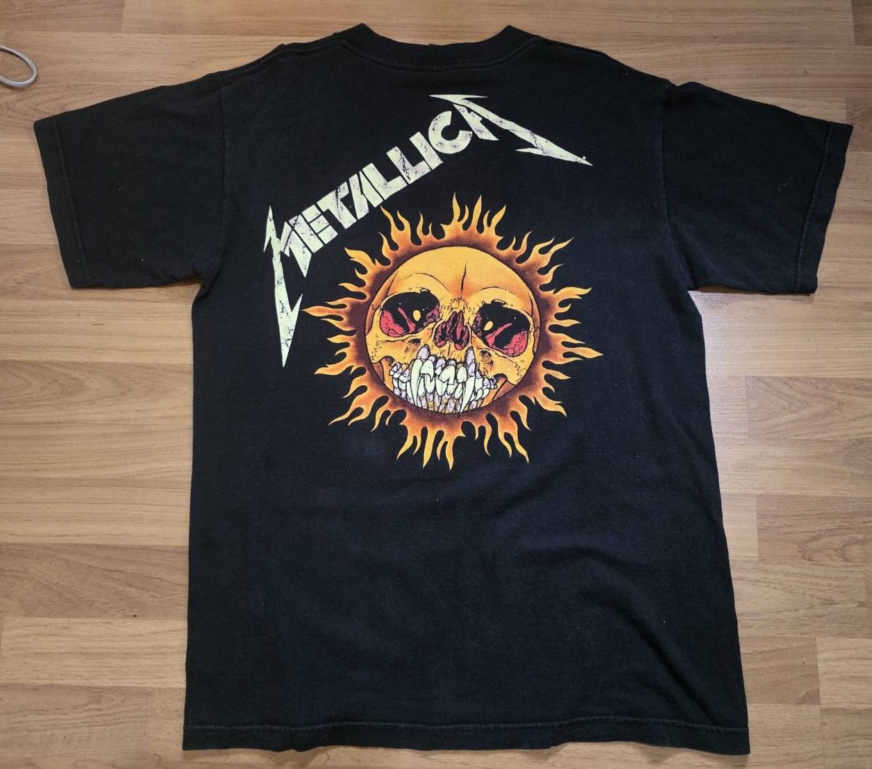 Vintage Metallica Pushead Flaming sun ©1994 T-shirt