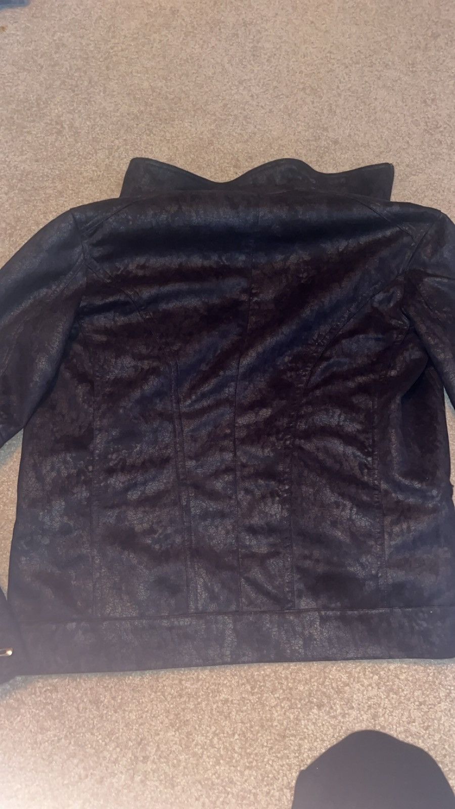 Japanese Brand midas black cracked leather floral jacket Size US S / EU 44-46 / 1 - 3 Thumbnail