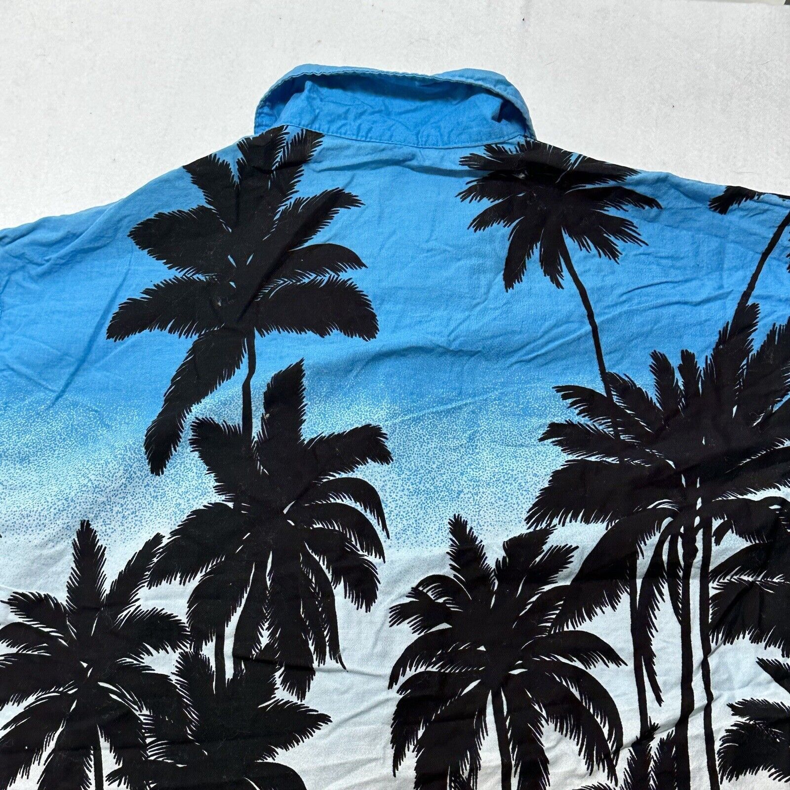 Vintage Dorsett XXL Hawaiian Palm Tree Sunset Button Up Shirt Size US XXL / EU 58 / 5 - 14 Thumbnail