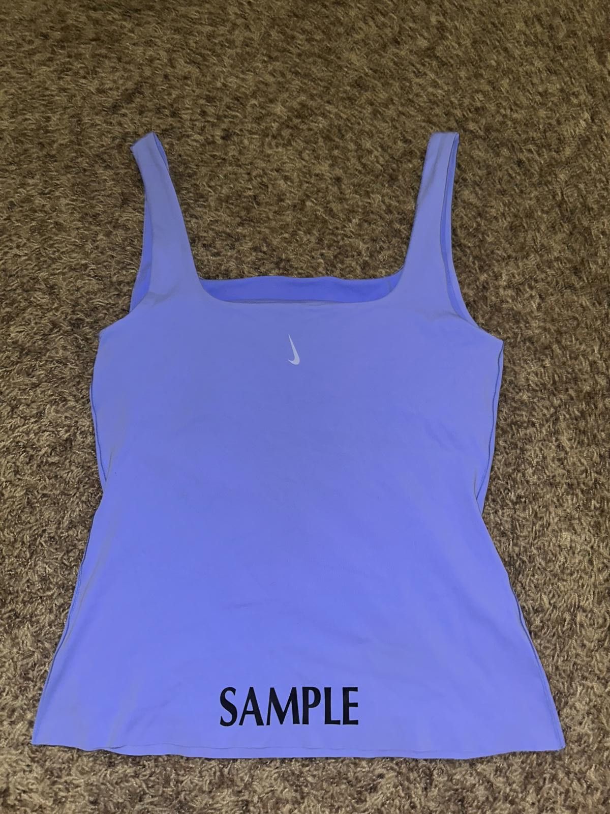 Nike Nike Women's Luxe Yoga Dri-FIT Tank Top Navy Sample Size S / US 4 / IT 40 - 2 Thumbnail