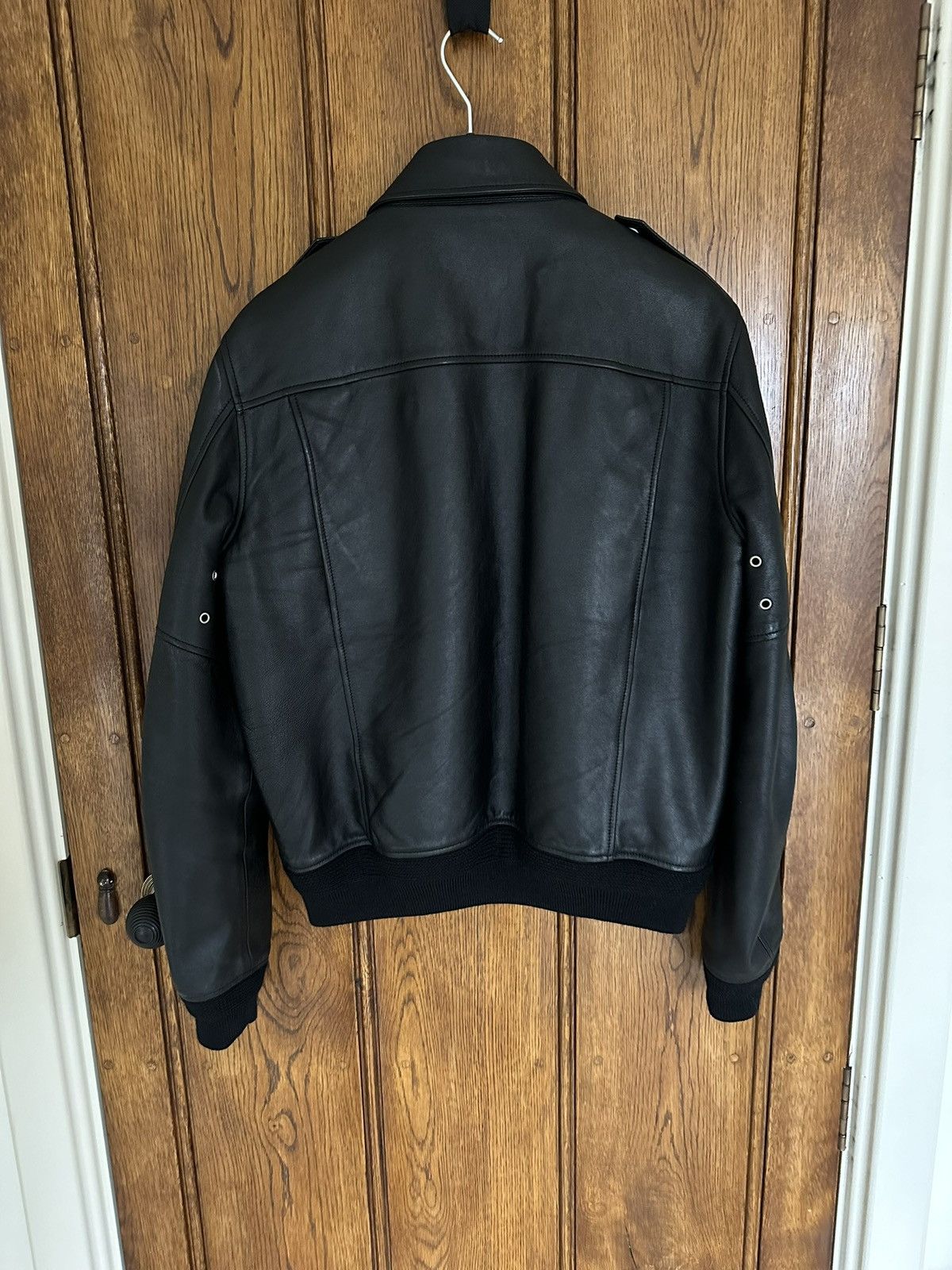 Saint Laurent Paris FW15 Saint Laurent aviator leather jacket 52 Hedi grail Size US L / EU 52-54 / 3 - 14 Thumbnail