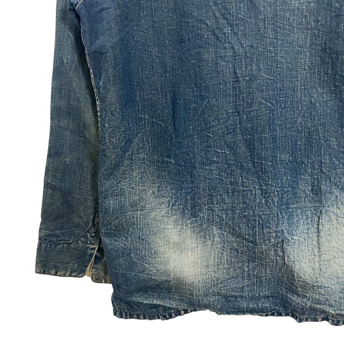 Blue Blue Japan Vintage Blue Blue Japan Distressed Denim Jacket Size US M / EU 48-50 / 2 - 10 Thumbnail
