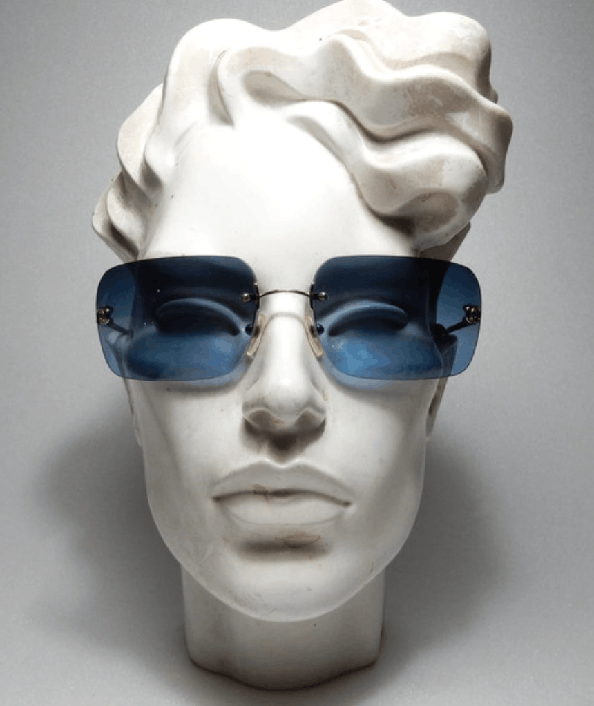 Chanel Chanel Sunglasses 🇺🇸 TAX FREE 4017 Rhinestone Rimless CC Size ONE SIZE - 1 Thumbnail