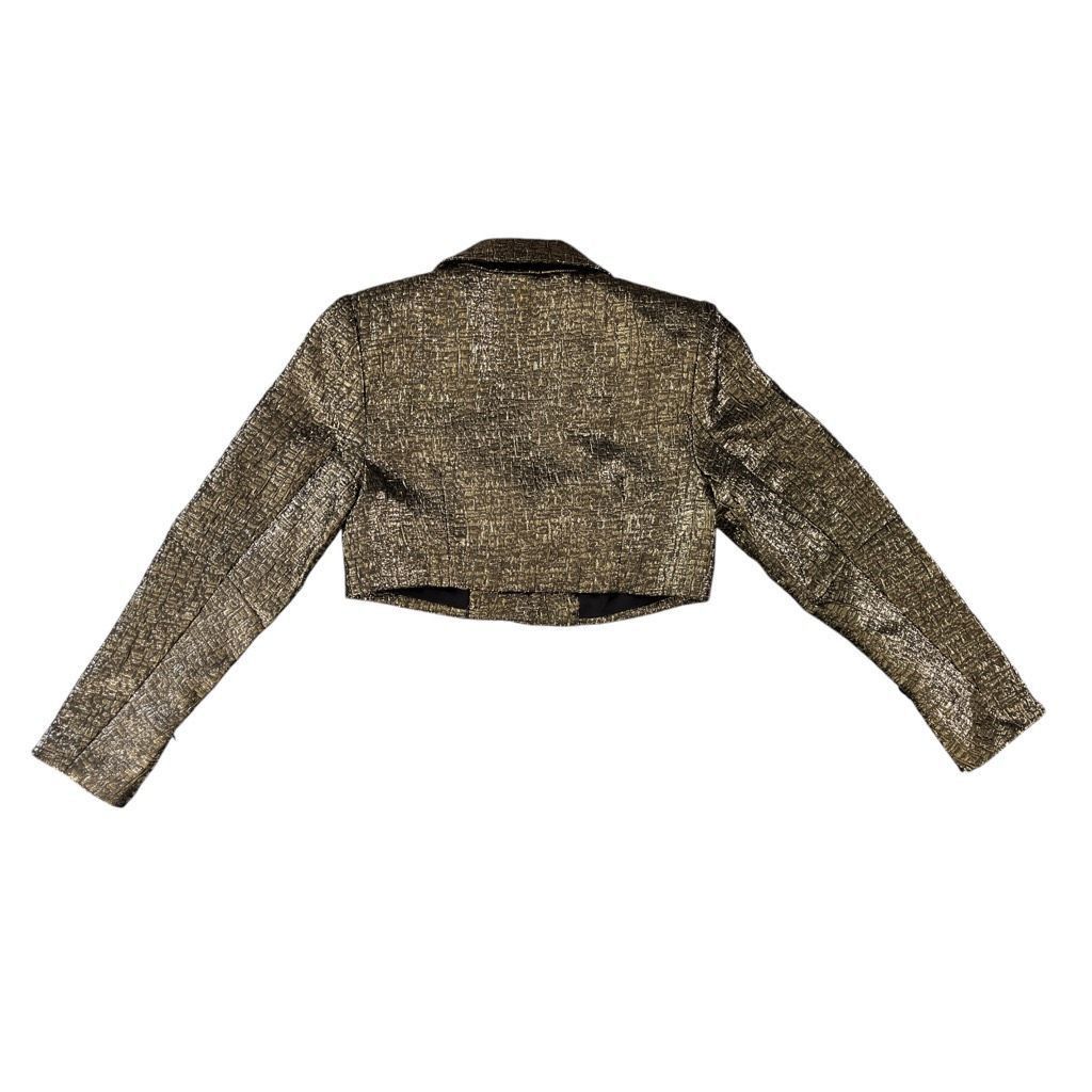 Other Michael Costello x REVOLVE Washington Jacket in Black & Gold Size XS / US 0-2 / IT 36-38 - 8 Thumbnail