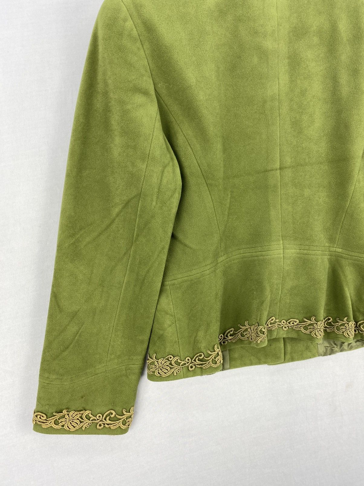 Balenciaga Vintage 90’s Balenciaga Padded Shoulder Women Cropped Jacket Size XXS / US 00 / IT 34 - 6 Thumbnail