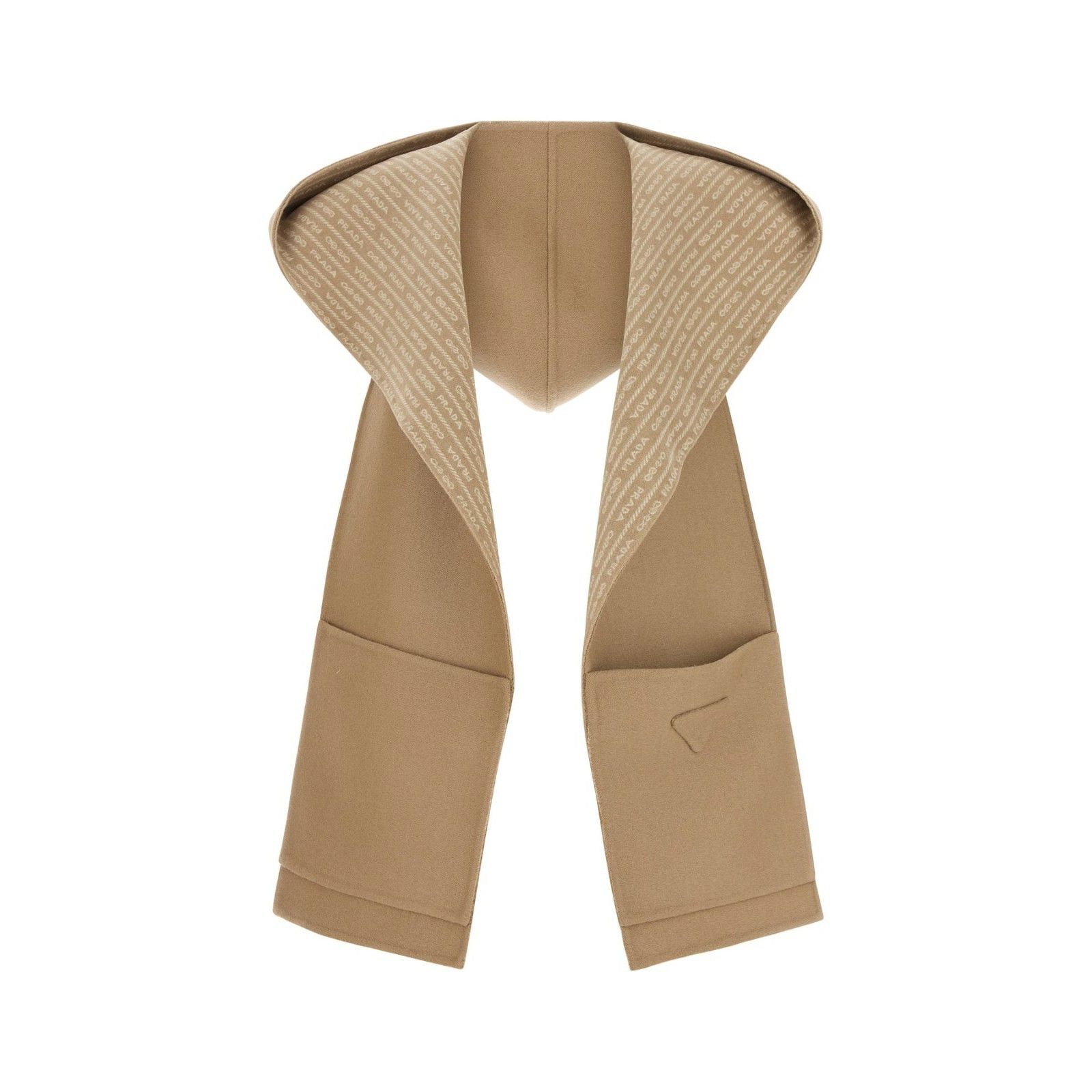 Prada PRADA Camel Wool Scarf Camel Scarf New & Authentic Size ONE SIZE - 1 Thumbnail