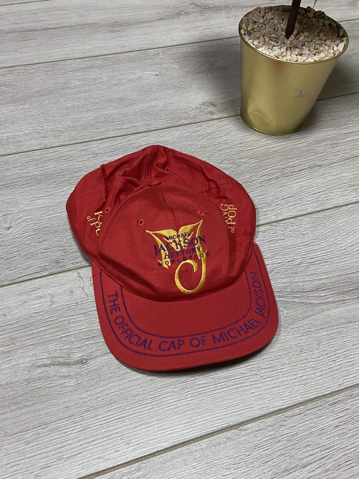 Michael Jackson Michael Jackson history world tour Cap vintage Size ONE SIZE - 2 Thumbnail