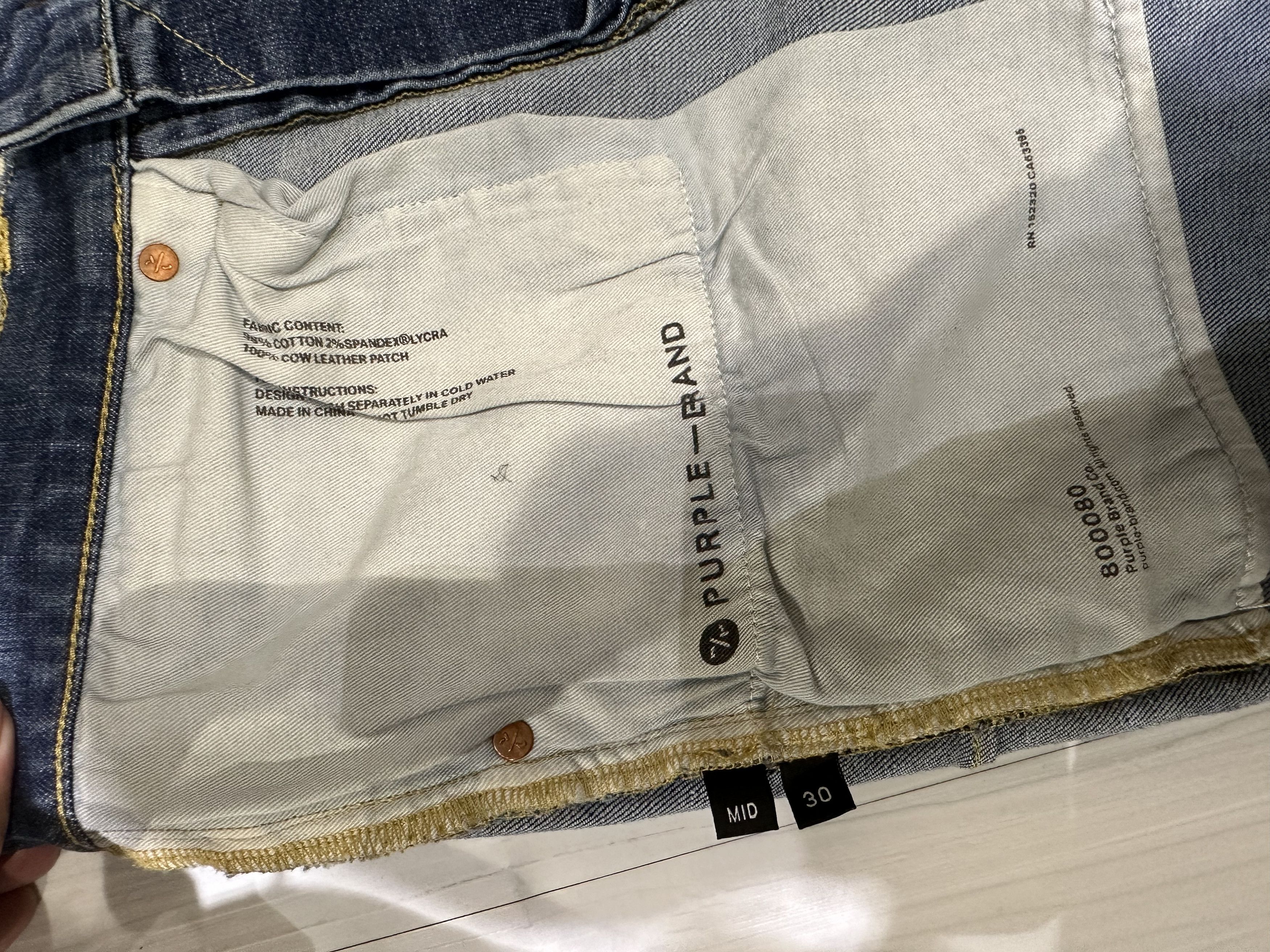 Purple Brand PURPLE JEANS Size US 30 / EU 46 - 6 Thumbnail