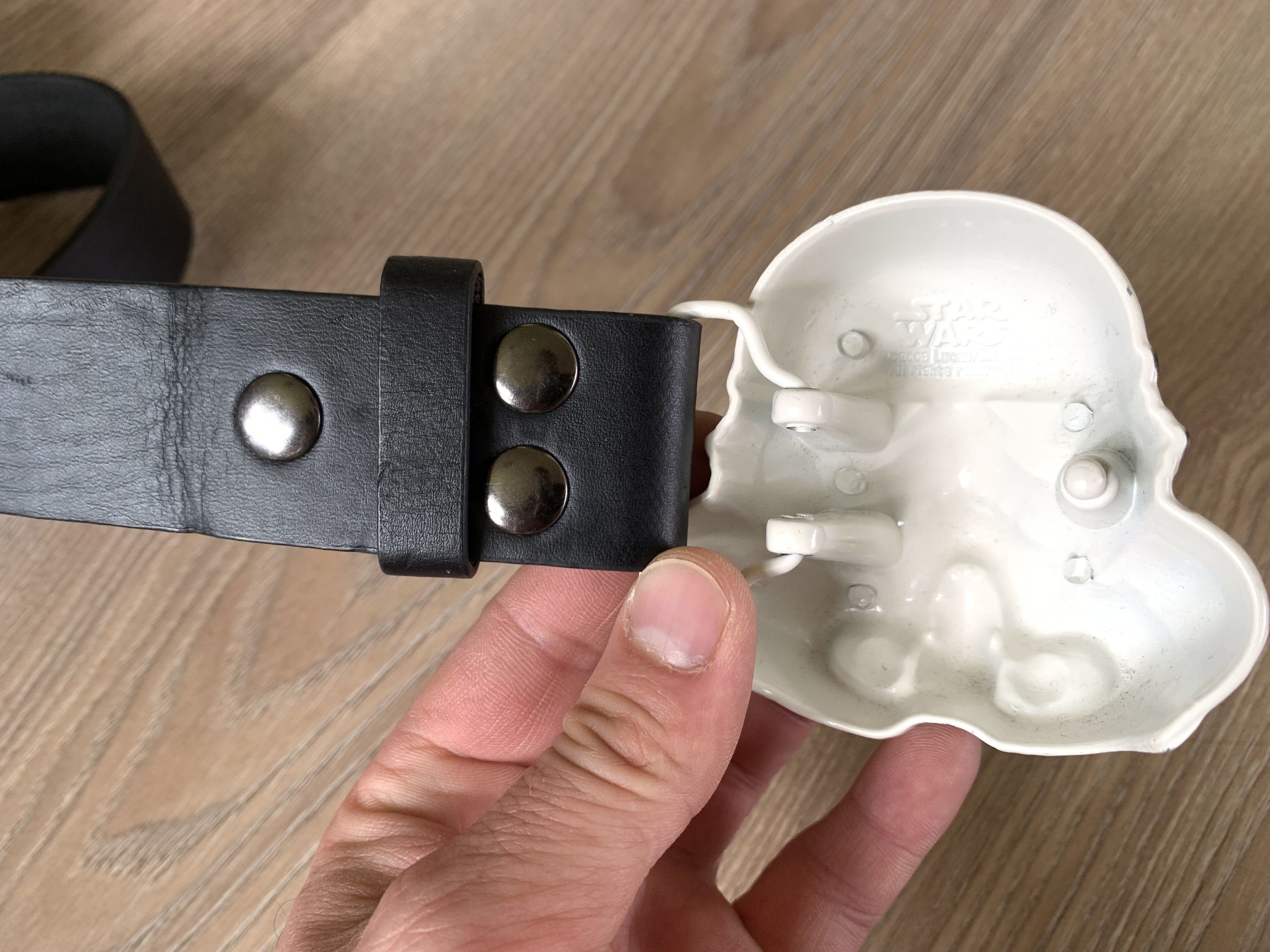 Star Wars × Vintage Star Wars Stormtrooper Vintage Black Leather Belt Size ONE SIZE - 5 Thumbnail