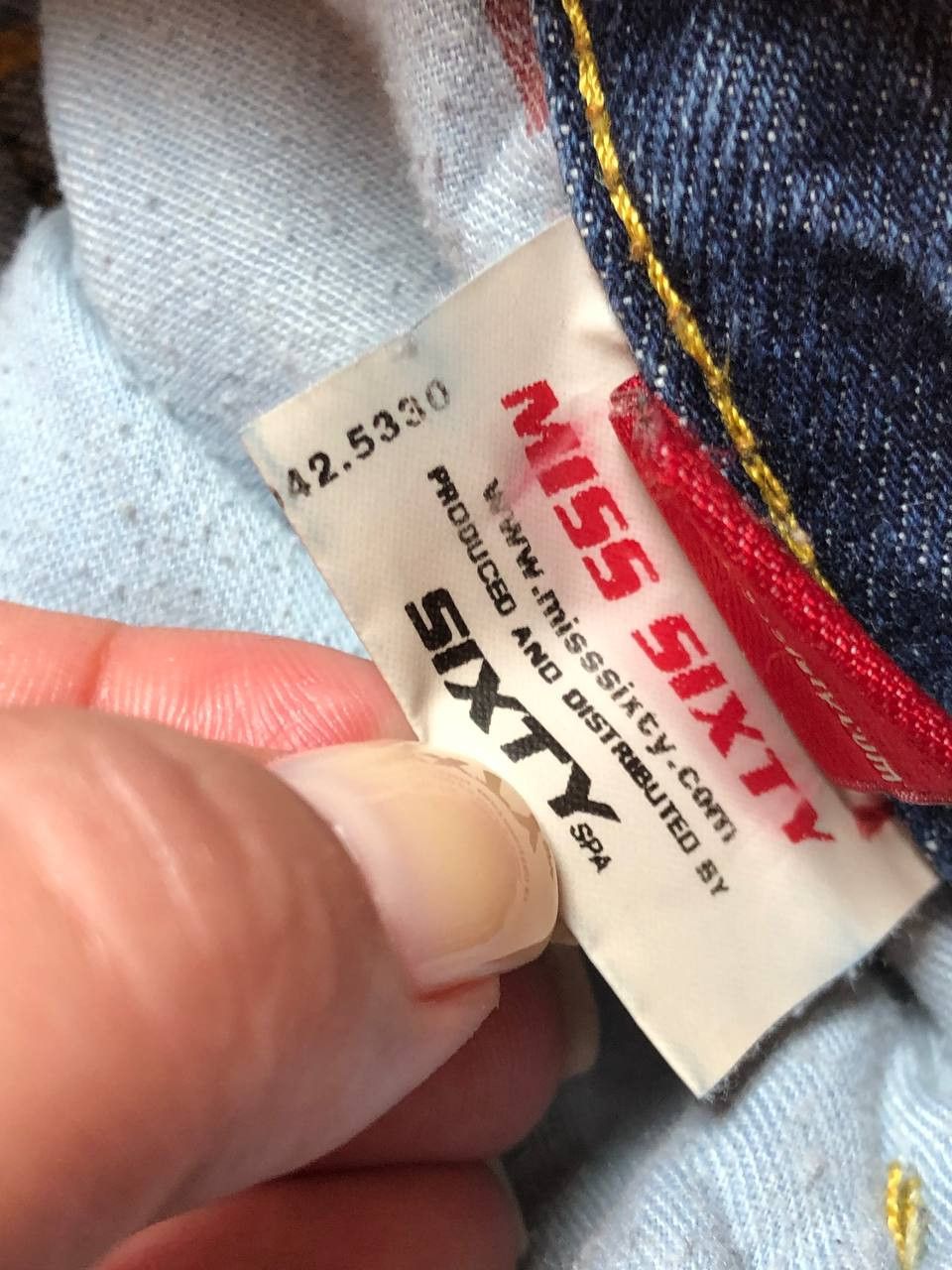Miss Sixty Fashion Miss Sixty Bigty Style Denim Jeans Size 26 Size 26" / US 2 / IT 38 - 3 Thumbnail
