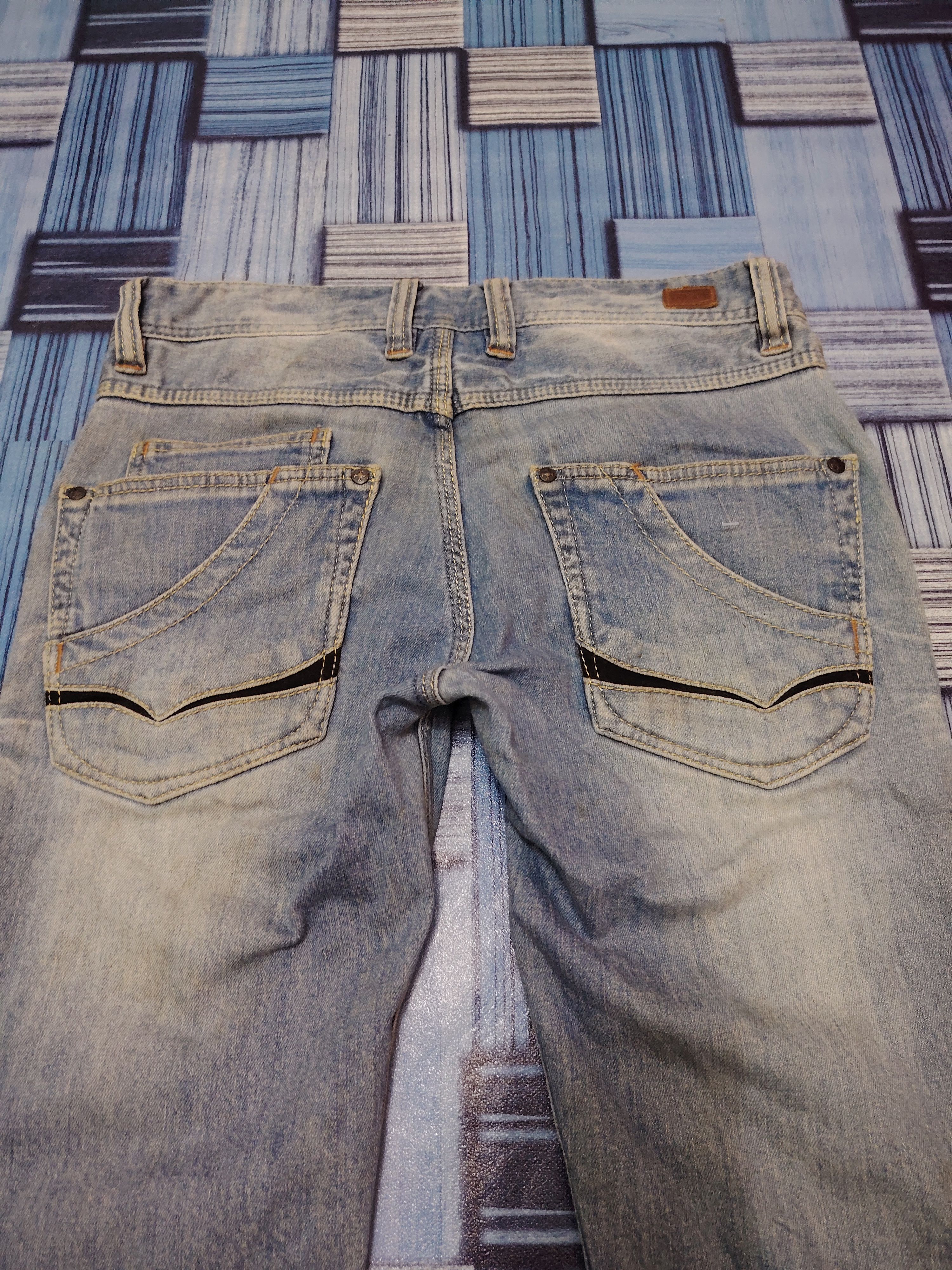 If Six Was Nine Japanese Nicole Club for men Distressed denim Flared Jeans Size US 30 / EU 46 - 16 Thumbnail