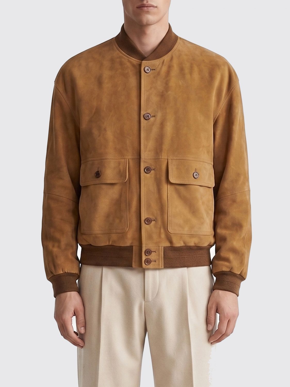 Saint Laurent Paris Saint Laurent Jacket Men Brown Size US XL / EU 56 / 4 - 1 Thumbnail