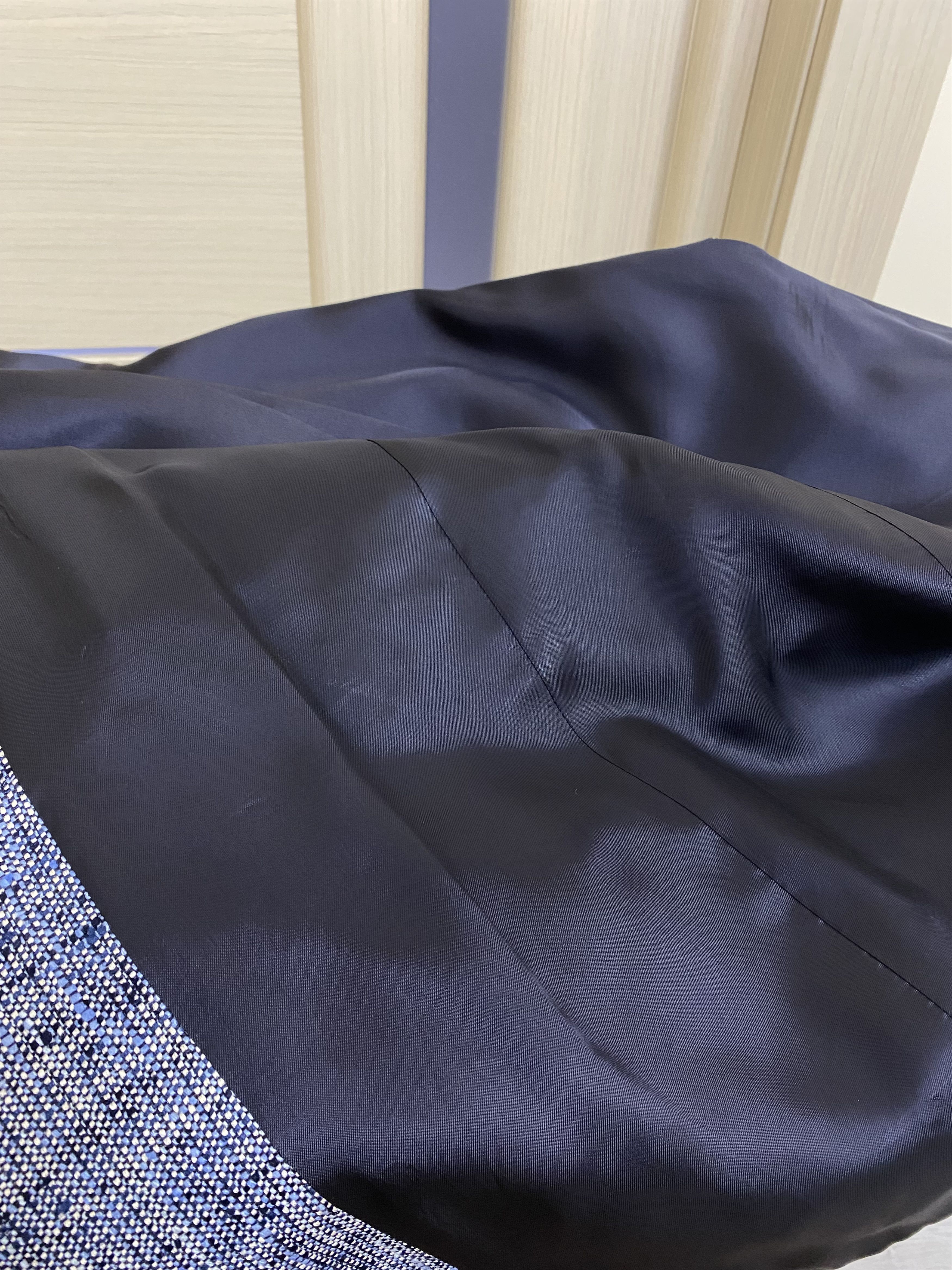 Malo Rare Malo mens Silk and linen blazer jacket size 50 Size 50R - 17 Thumbnail