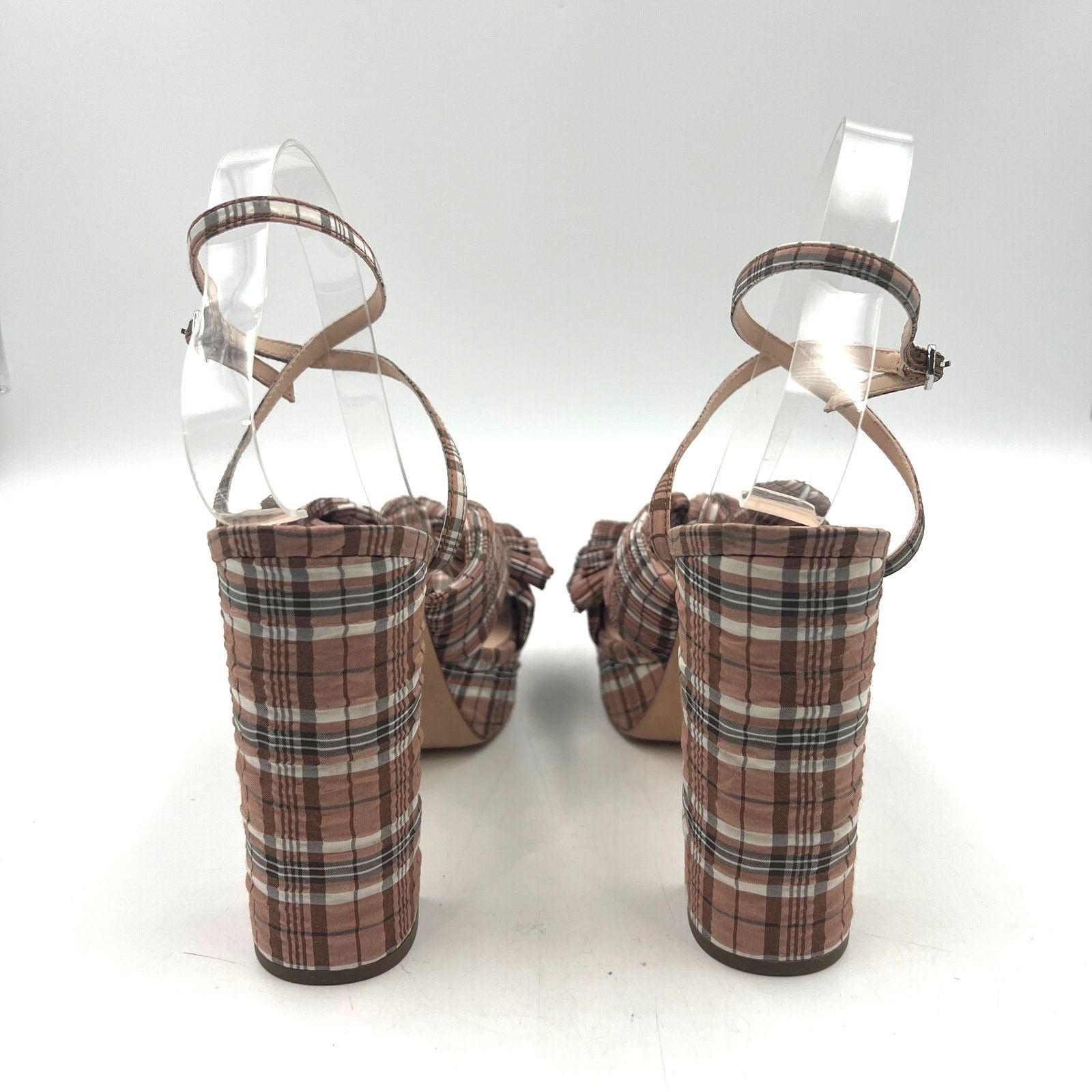 Loeffler Randall Loeffler Randall Natalia Plaid Platform Bow Heels Size US 9.5 / IT 39.5 - 8 Thumbnail
