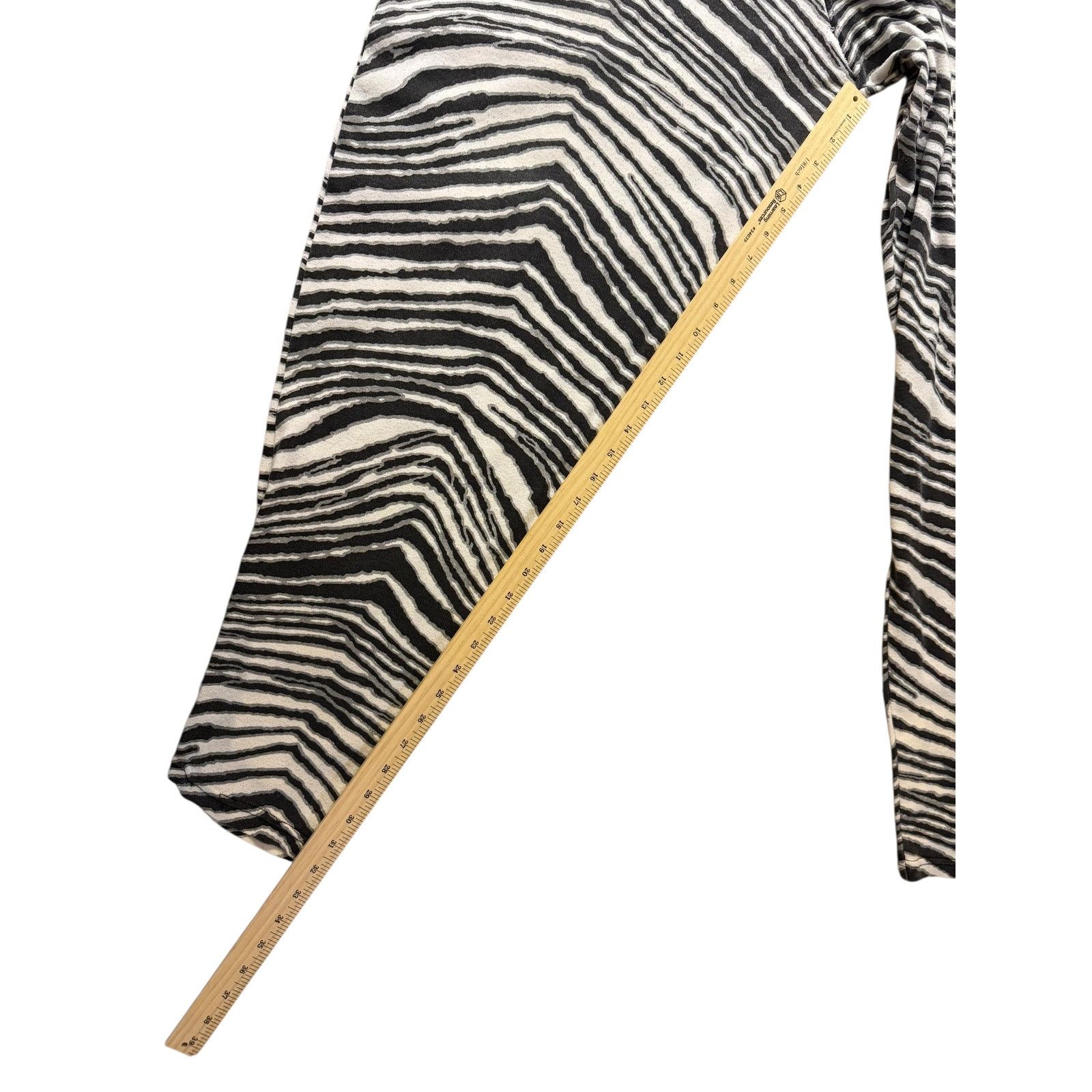 Zubaz Zubaz - NFL Raiders Zebra Stripe Sweatpants USA Made Vintage Size US 35 - 8 Thumbnail