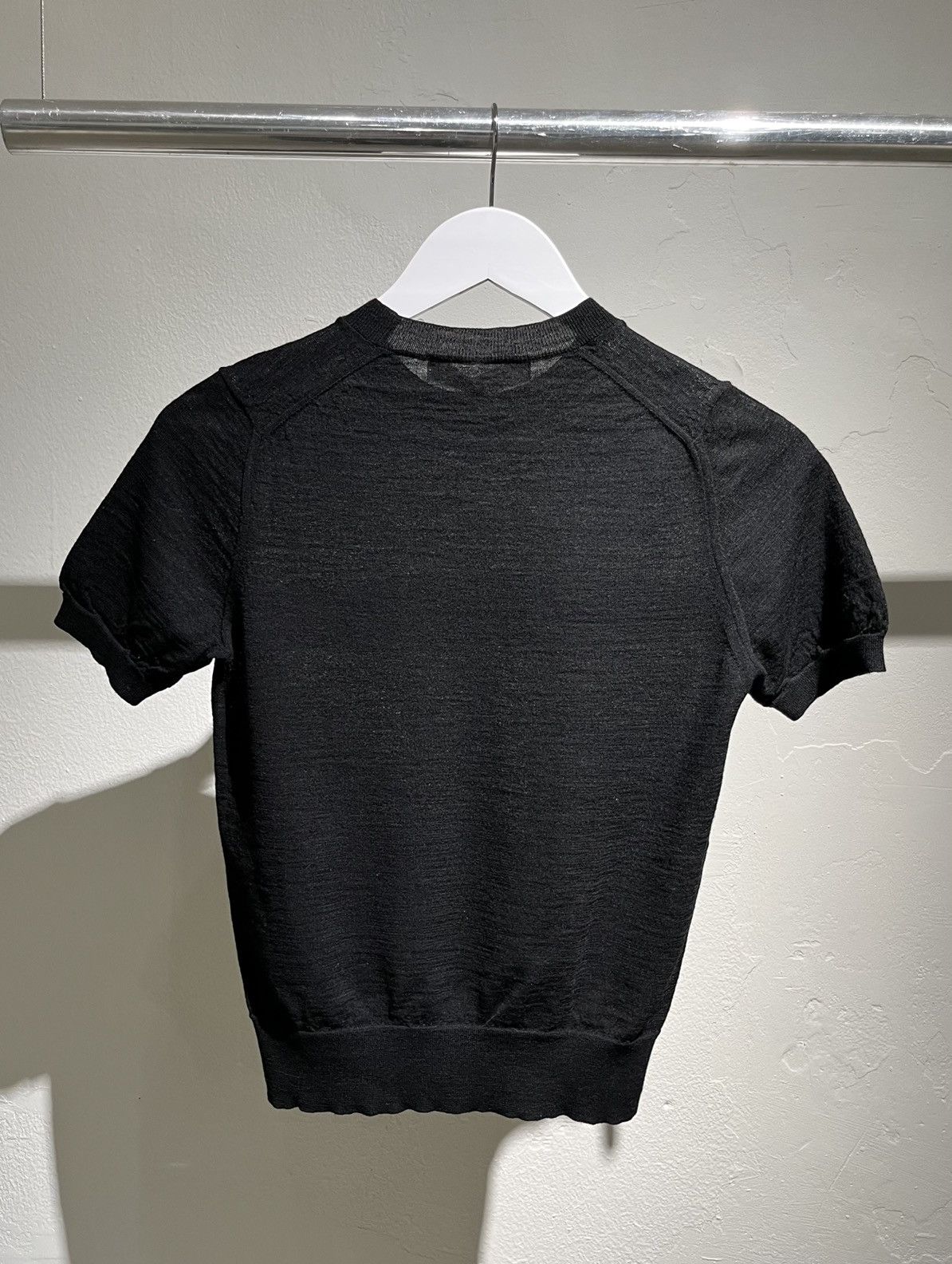 Comme des Garcons Vintage Fitted Knit T-Shirt Size S / US 4 / IT 40 - 2 Thumbnail