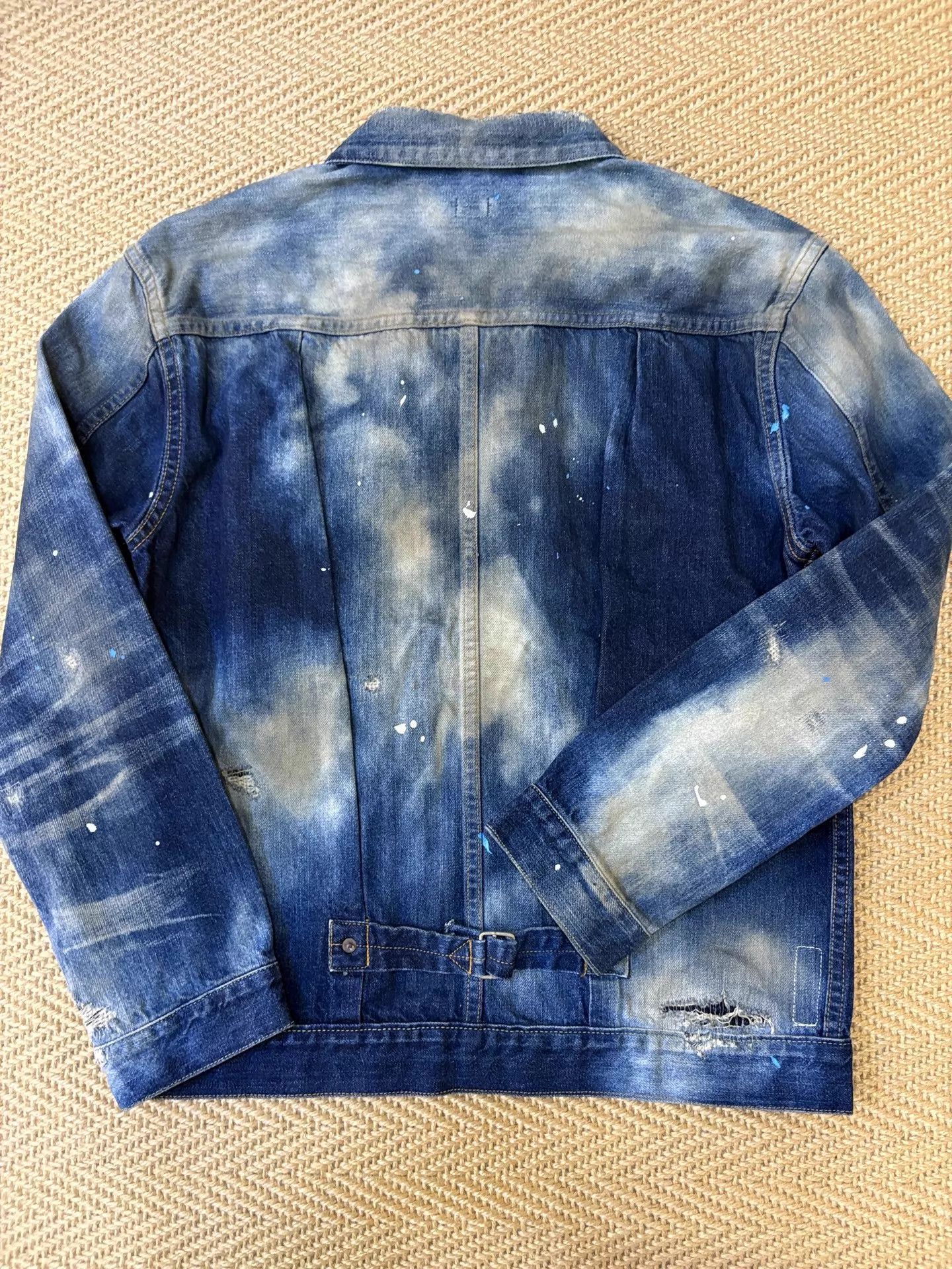 Fragment Design Sequel x Fragment Design 21AW Distress Splatter Denim M Size US M / EU 48-50 / 2 - 2 Thumbnail