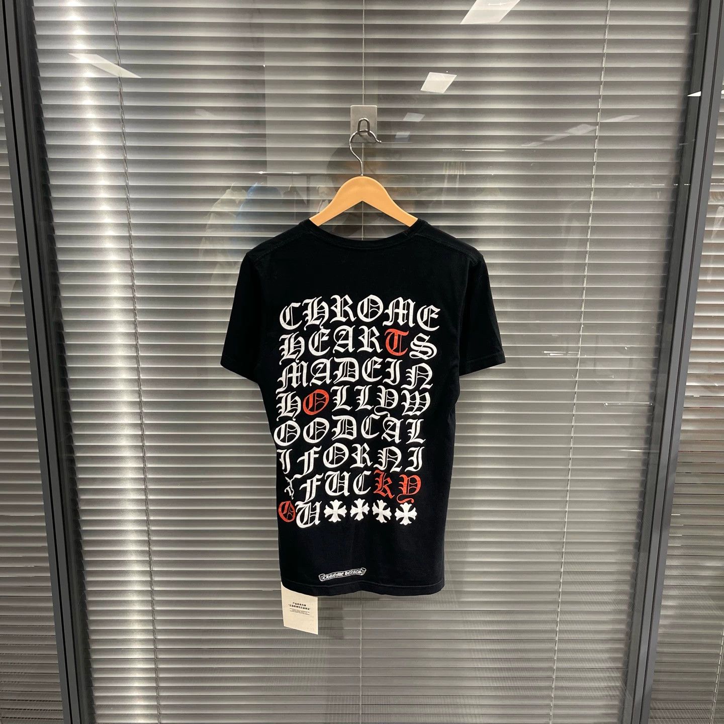 Chrome Hearts Chrome Hearts Sanskrit Back Full Print S Tee Size S / US 4 / IT 40 - 1 Thumbnail