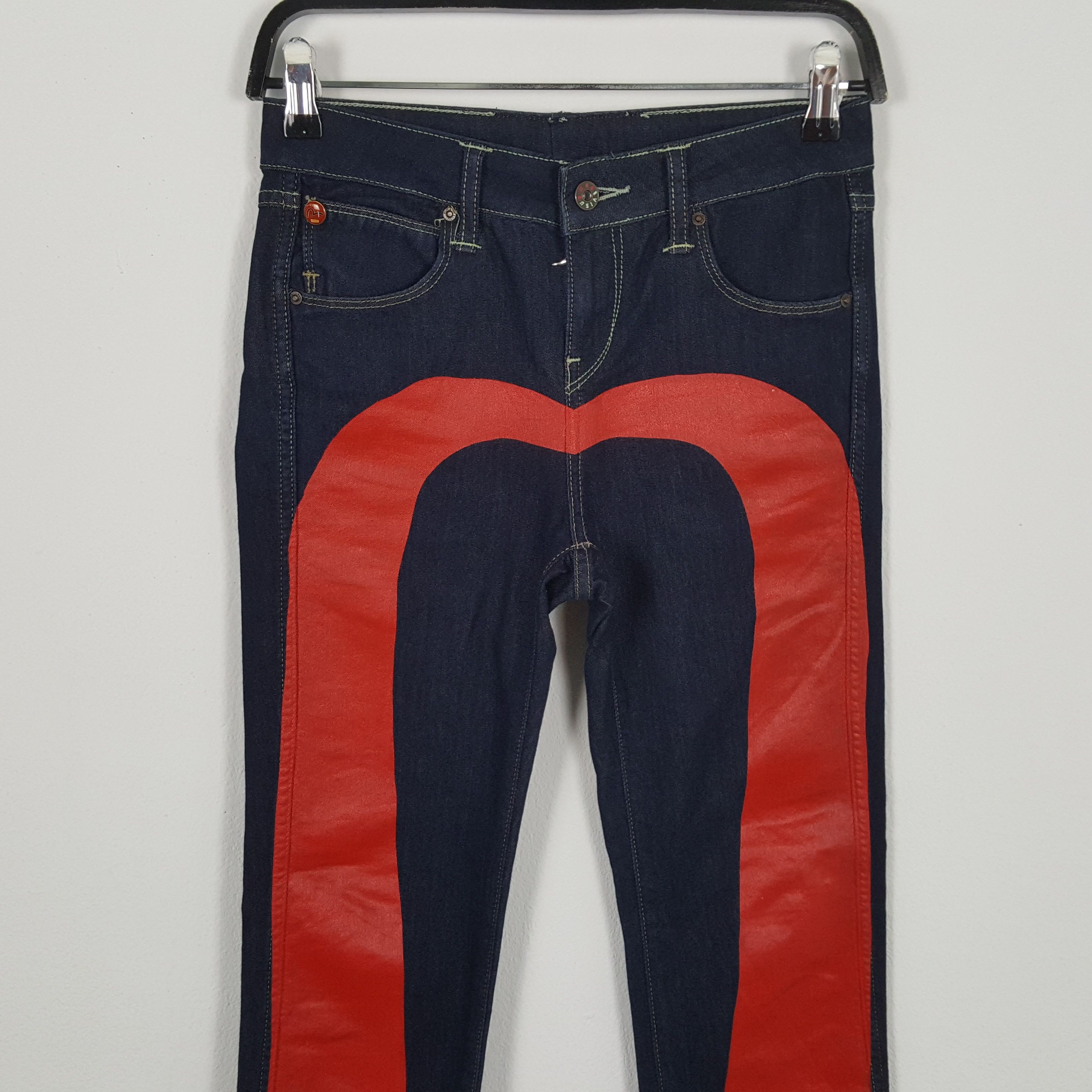 Evisu × Puma × Vintage EVISU x PUMA Jeans Japanese Brand Custom Daicock Size 26" / US 2 / IT 38 - 2 Thumbnail