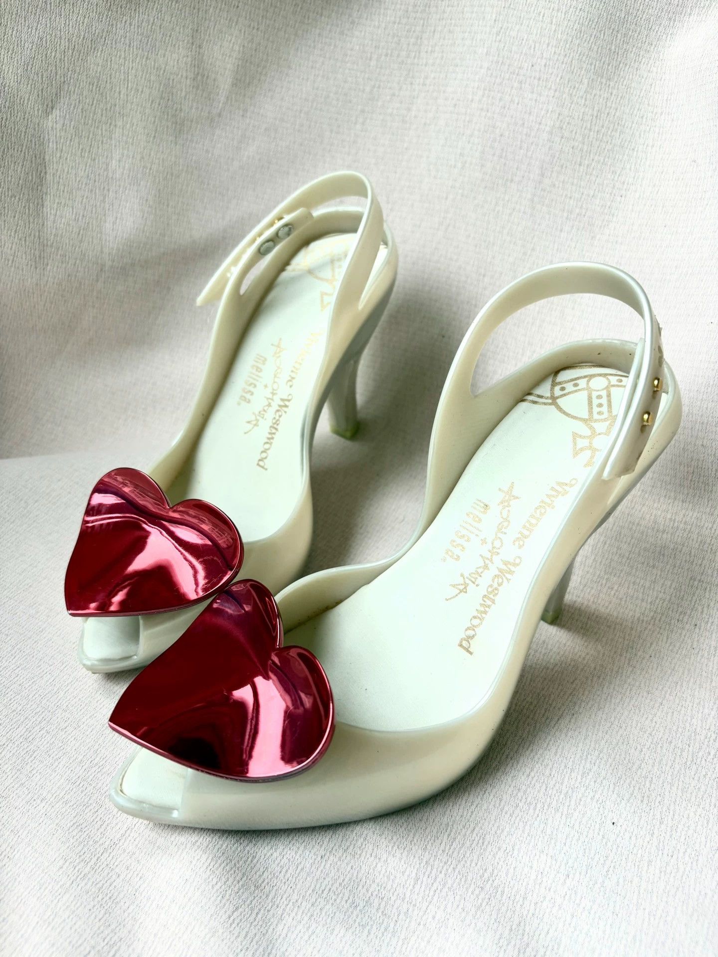 Vivienne Westwood Vivienne Westwood Pearl Heart Heels - dmc Size US 7 / EU 40 - 1 Thumbnail