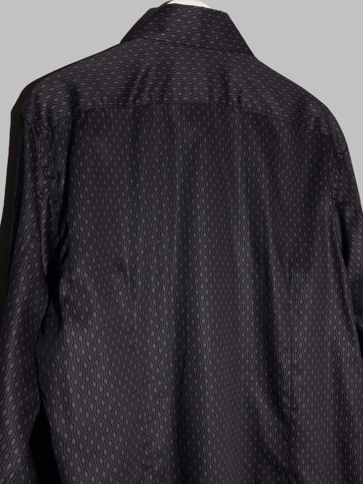 Diesel 🔥 DIESEL BLACK GOLD TECH PATTERN SHIRT Y2K MINIMAL LUXE Size US L / EU 52-54 / 3 - 5 Thumbnail