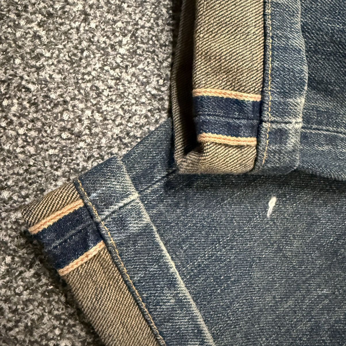If Six Was Nine Vintage Selvedge Distressed Rusty Edwin 505x Denim W31 Size US 31 - 8 Thumbnail