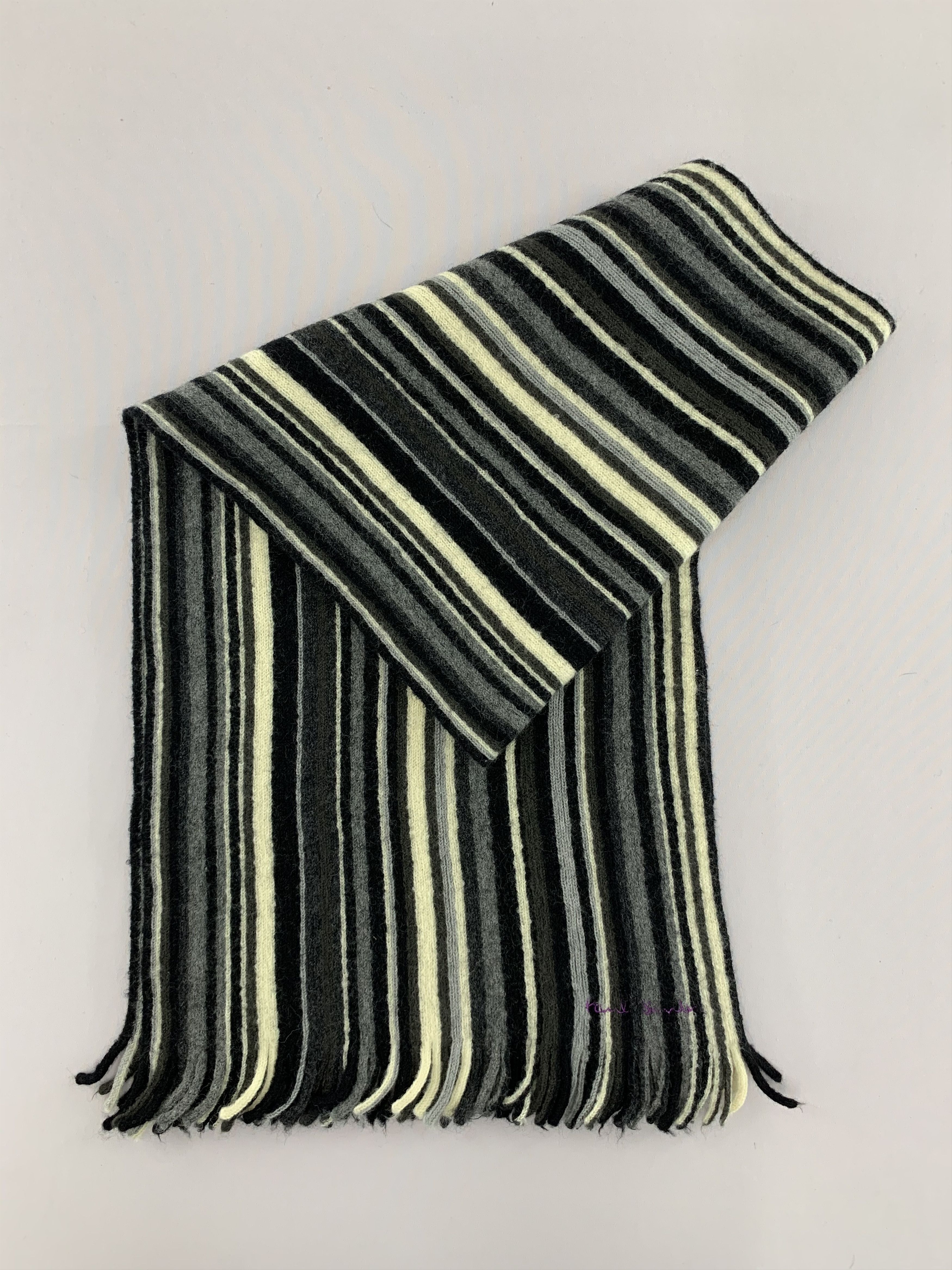 Paul Smith Paul Smith Scarf Wool Muffler Neck Wrap BL4397 Size ONE SIZE - 2 Thumbnail