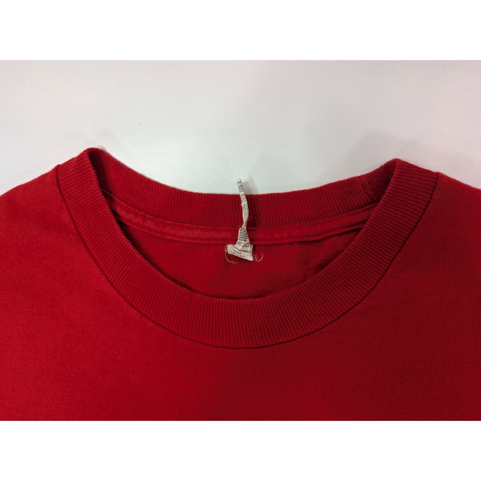 American Apparel Apple Store Employee Shirt Mens XL Red Logo T-Shirt American Apparel Knit Cotton Crew Neck Short Sleeve Clothing Size US XL / EU 56 / 4 - 7 Thumbnail