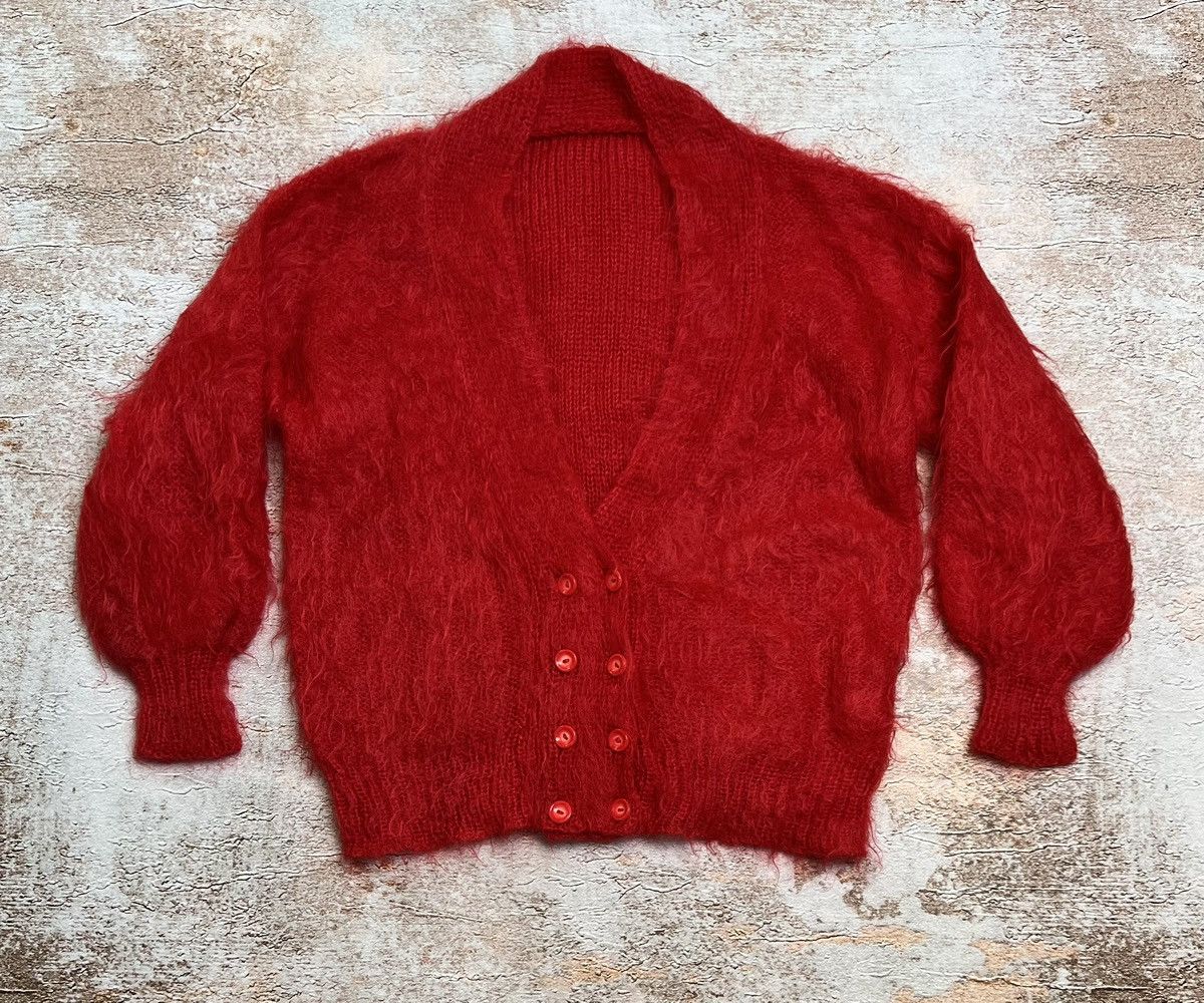 Japanese Brand Vintage Japanese mohair cardigan Size M / US 6-8 / IT 42-44 - 1 Thumbnail