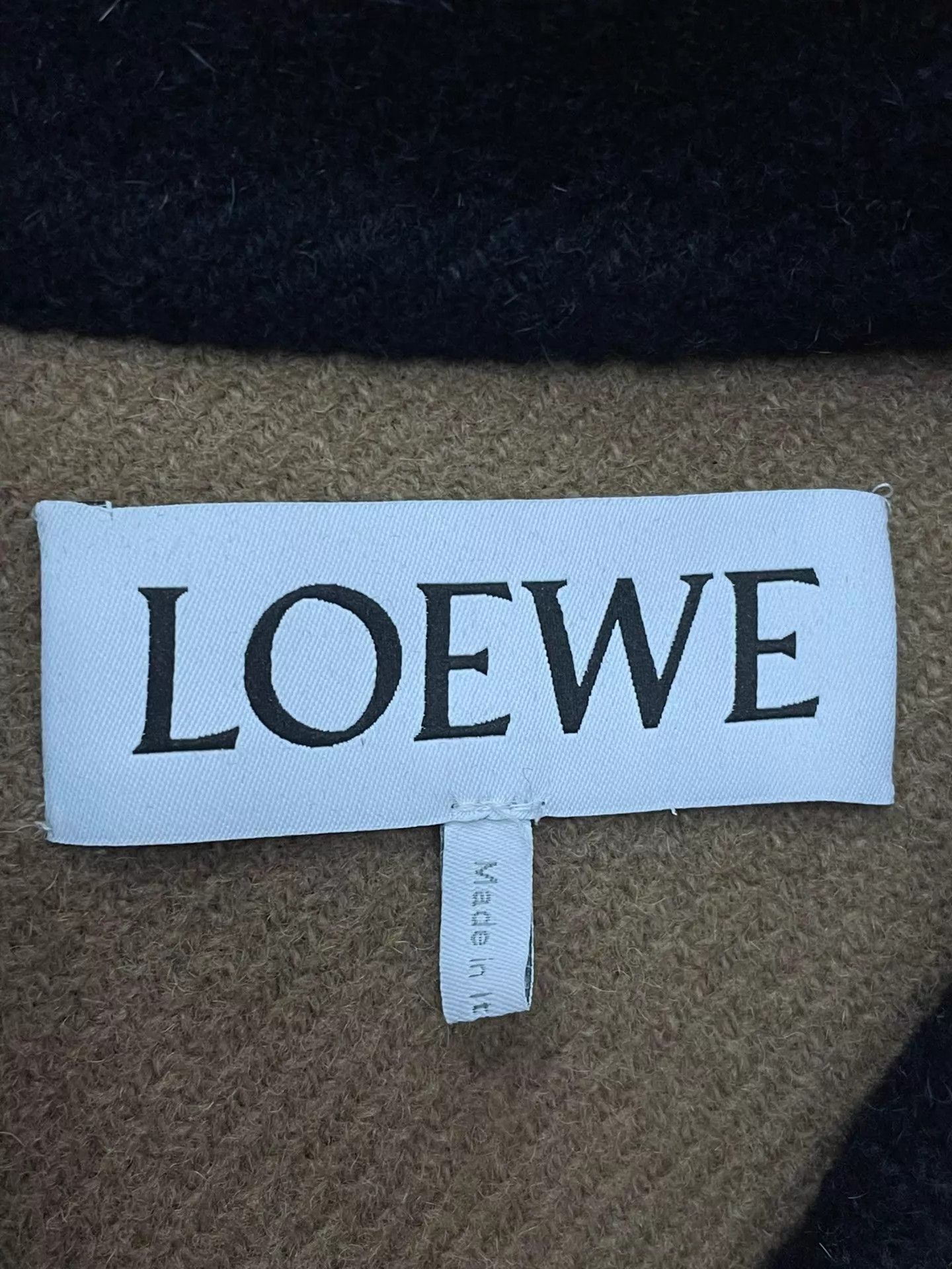 Loewe LOEWE black wool overcoat 48 unisex unused Size US M / EU 48-50 / 2 - 4 Thumbnail