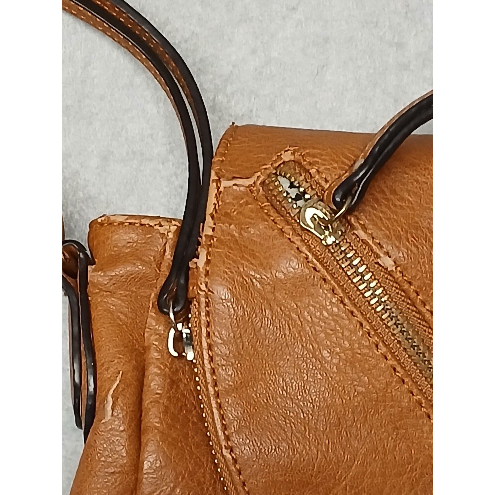 Call It Spring Call It Spring Orange Handcrafted Full Leather Saddle Bag Size ONE SIZE - 9 Thumbnail