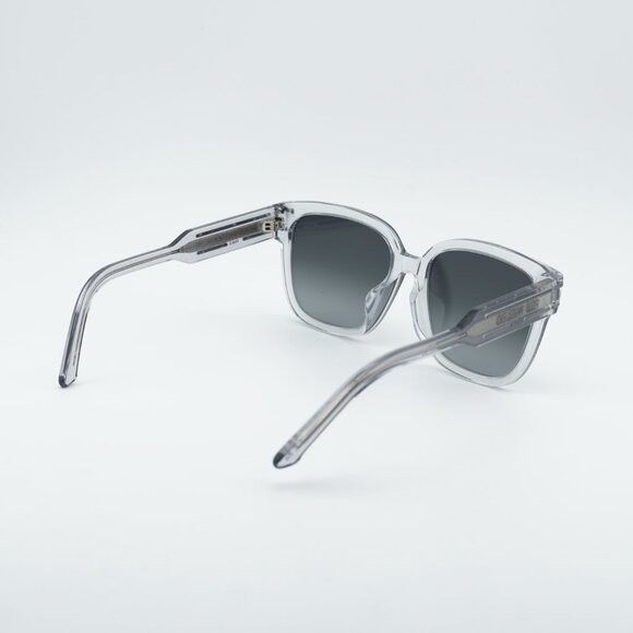 Dior Dior DIORSIGNATURE S7F 45A1 Sunglasses Grey Square Frame Size ONE SIZE - 3 Thumbnail