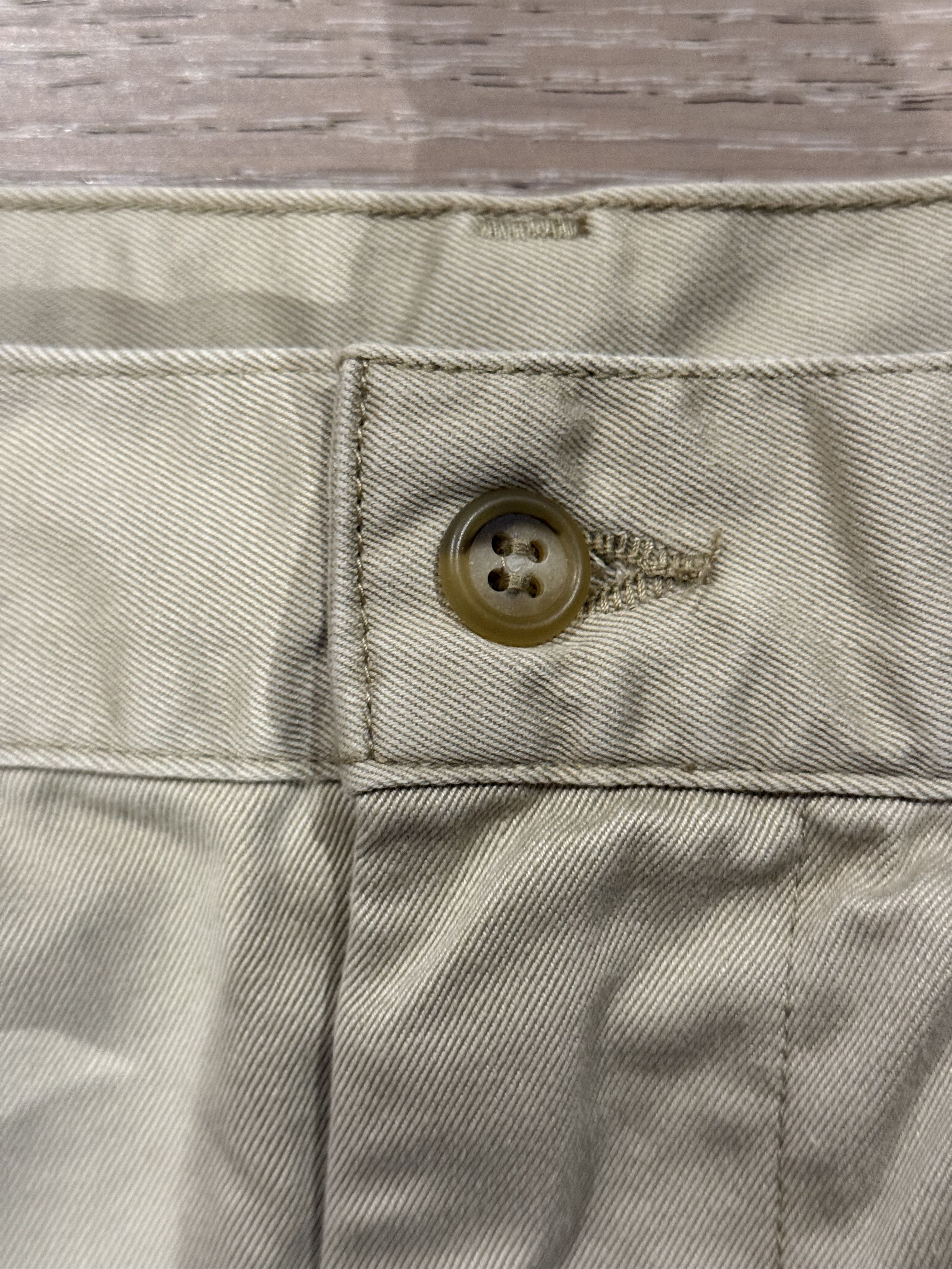 Orslow 💚 Orslow Two Tuck Wide Trousers Khaki Size 2 NEW Size US 32 / EU 48 - 10 Thumbnail