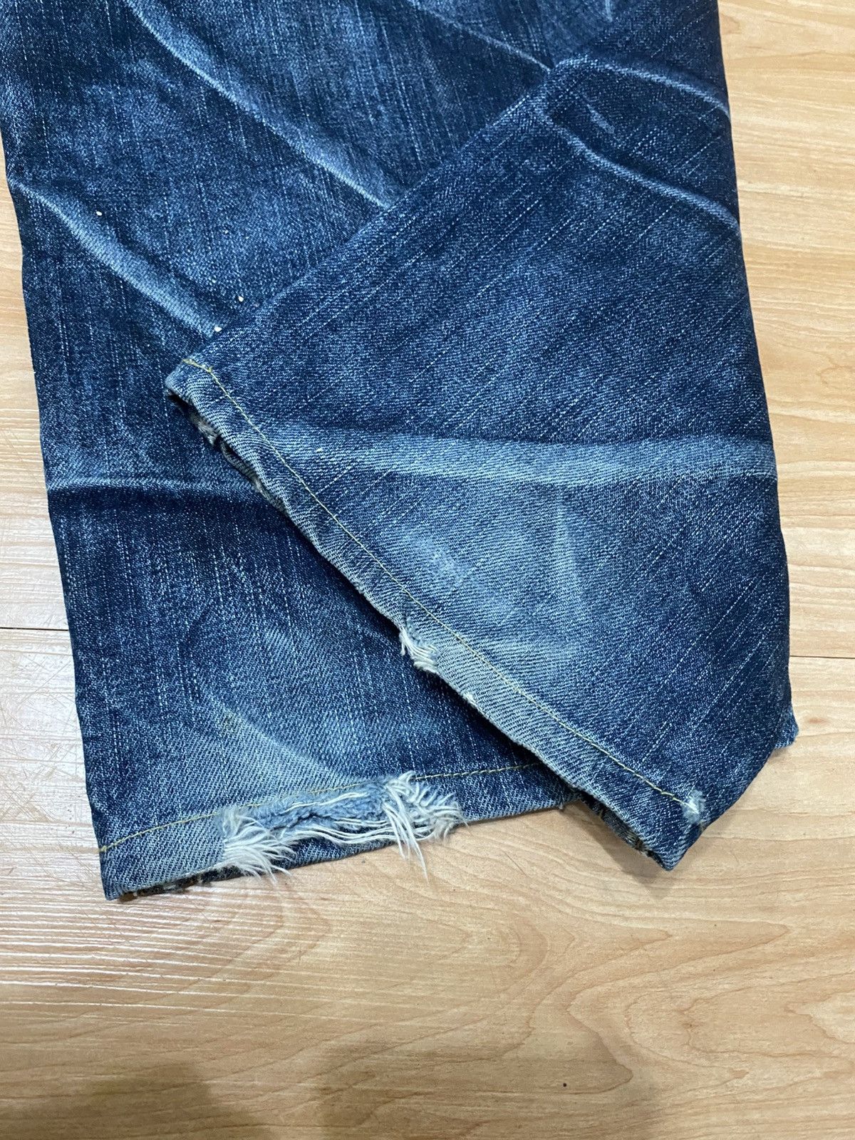 GOSTAR DE FUGA × If Six Was Nine × Seditionaries Japanase punk pasta denim straigh cut acid wash LGB style Size US 31 - 11 Thumbnail
