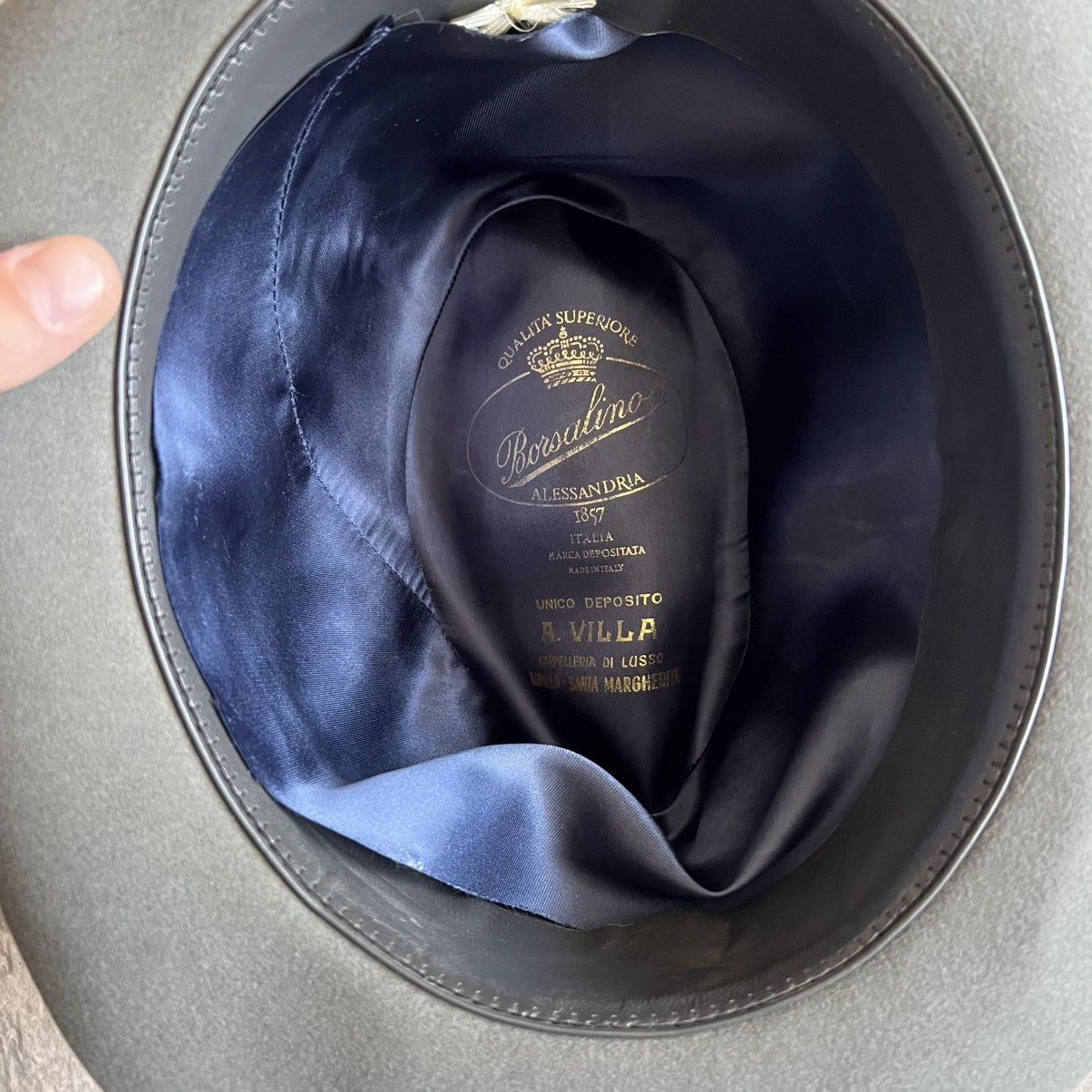 Borsalino Vintage Borsalino Fedora Hats Size ONE SIZE - 5 Thumbnail