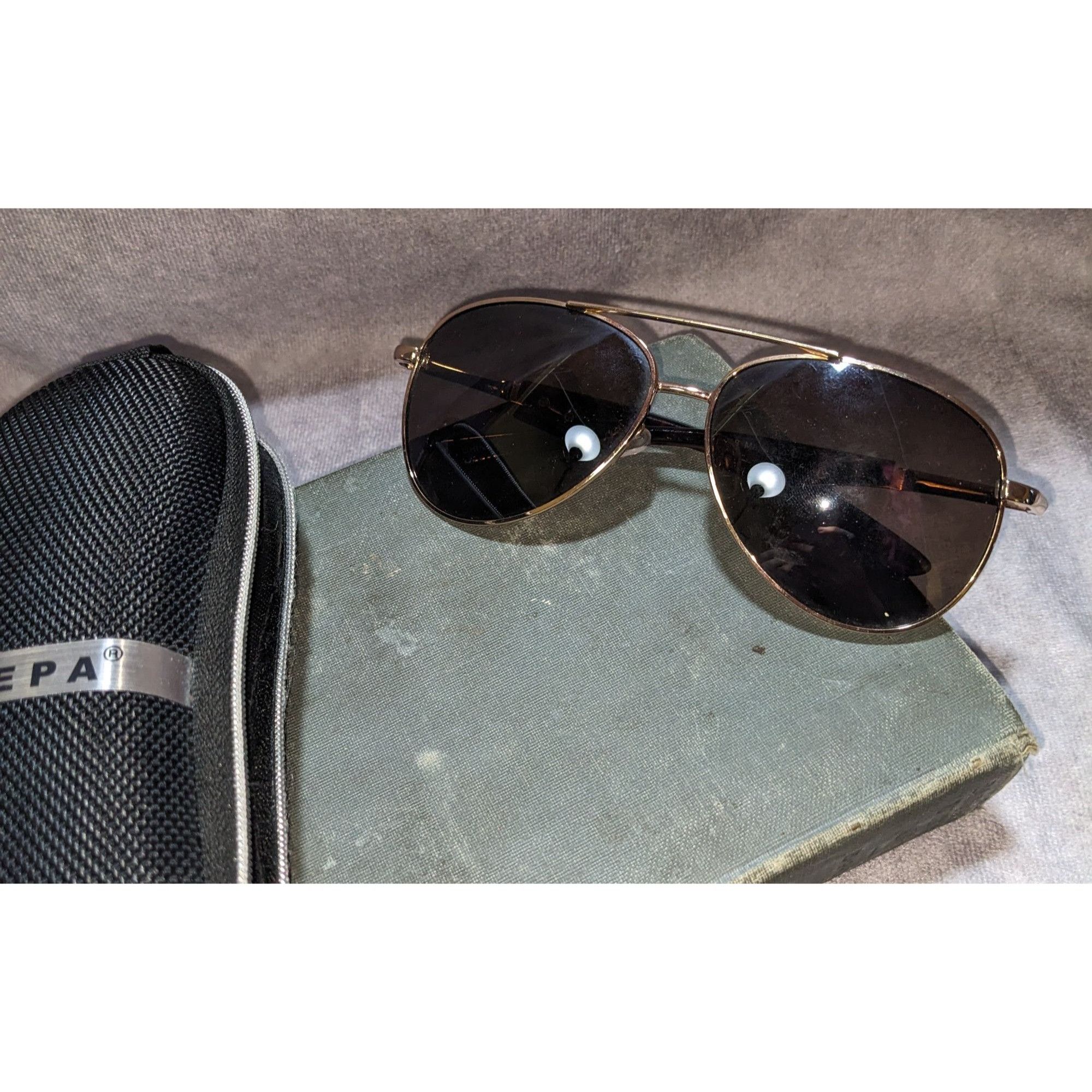 Other Rose Gold Tortoise Shell Aviator Sunglasses With Protective Size ONE SIZE - 4 Thumbnail