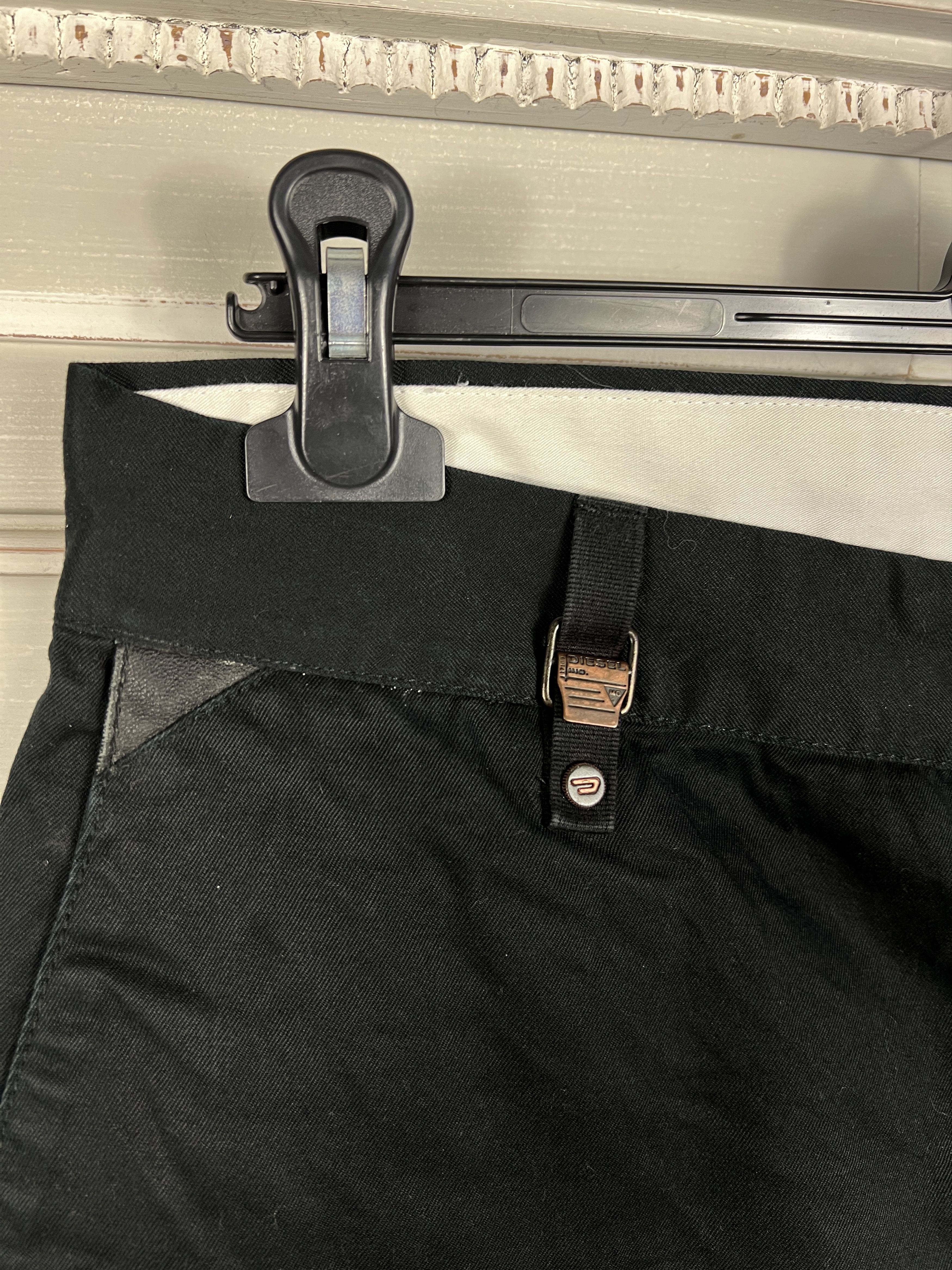 Diesel skinny diesel pants luxury black leather size 33 Size US 33 - 3 Thumbnail