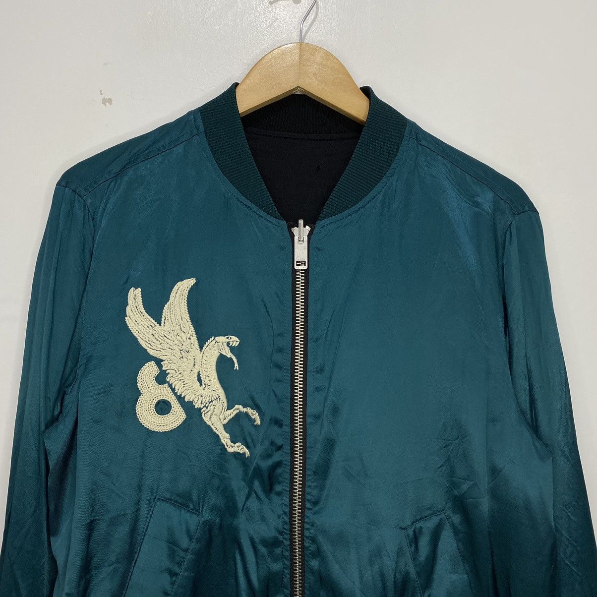 Diesel Diesel Sukajan Reversible Bomber Jacket Size US S / EU 44-46 / 1 - 7 Thumbnail