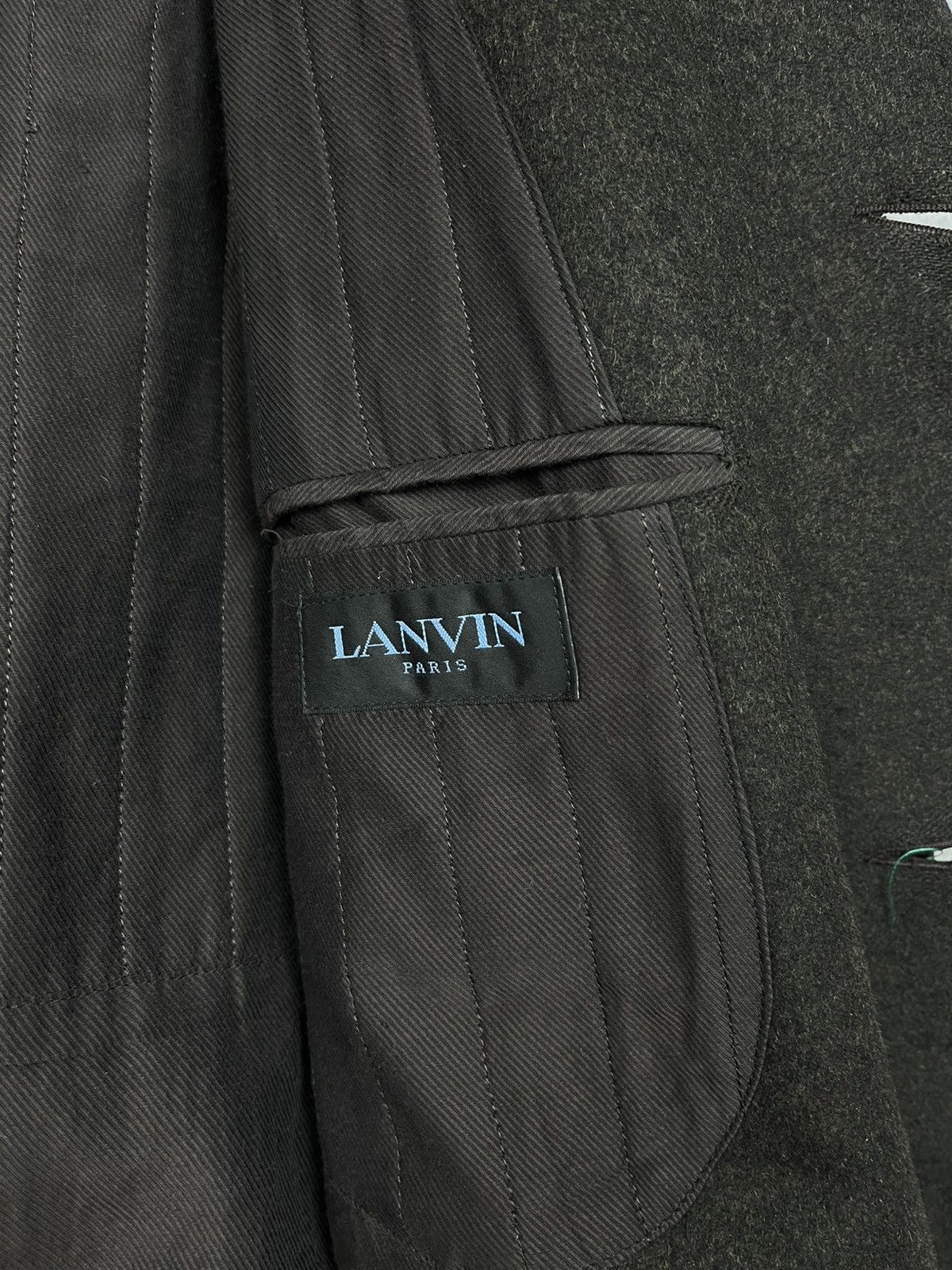 Lanvin Lanvin - Brown wool coat French luxury Size US L / EU 52-54 / 3 - 10 Thumbnail
