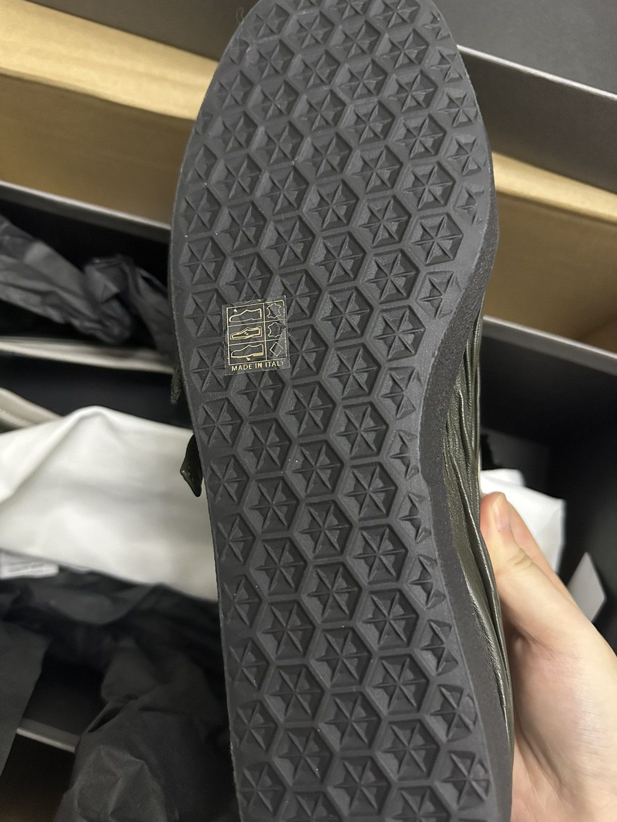Kiko Kostadinov kiko kostadinov rino wrinkled slip on | Grailed