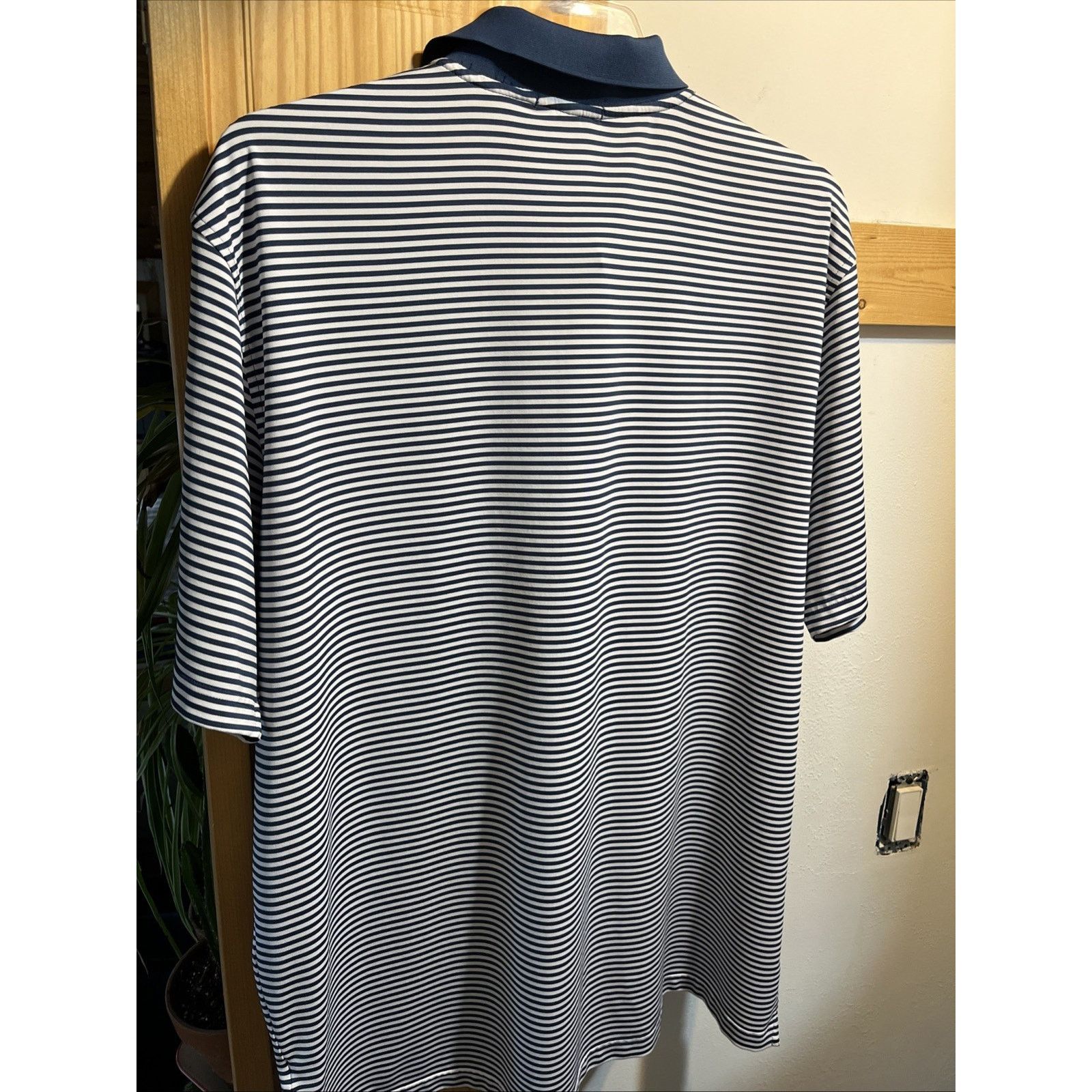 Peter Millar PETER MILLAR Men’s XXL Navy Blue Striped Polo Shirt Golf Size US XXL / EU 58 / 5 - 10 Thumbnail