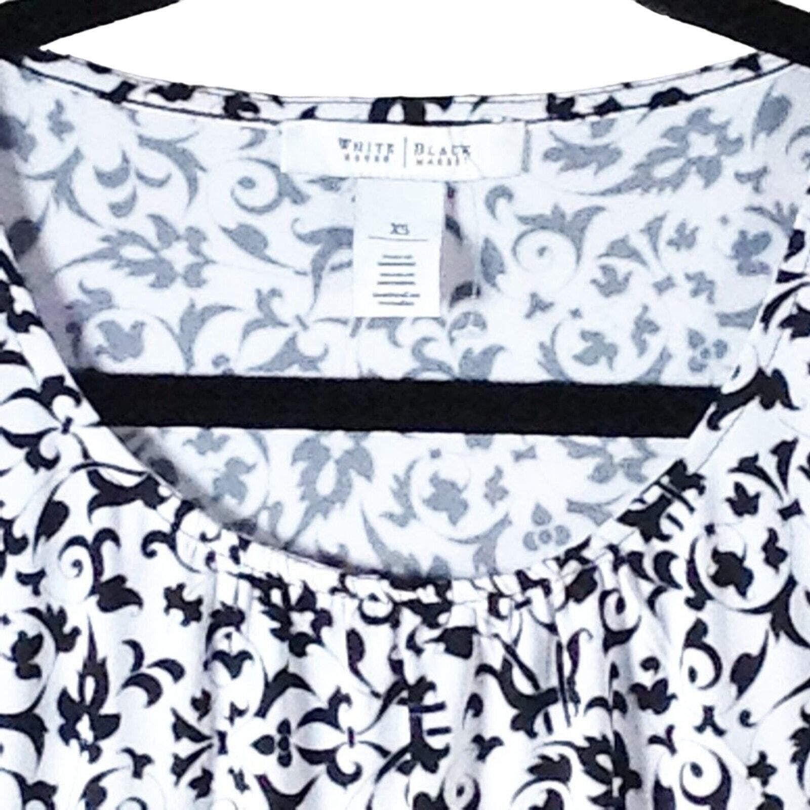 White House Black Market White House Black Market Women's Sleeveless Tunic Top XS Pai Size XS / US 0-2 / IT 36-38 - 4 Thumbnail