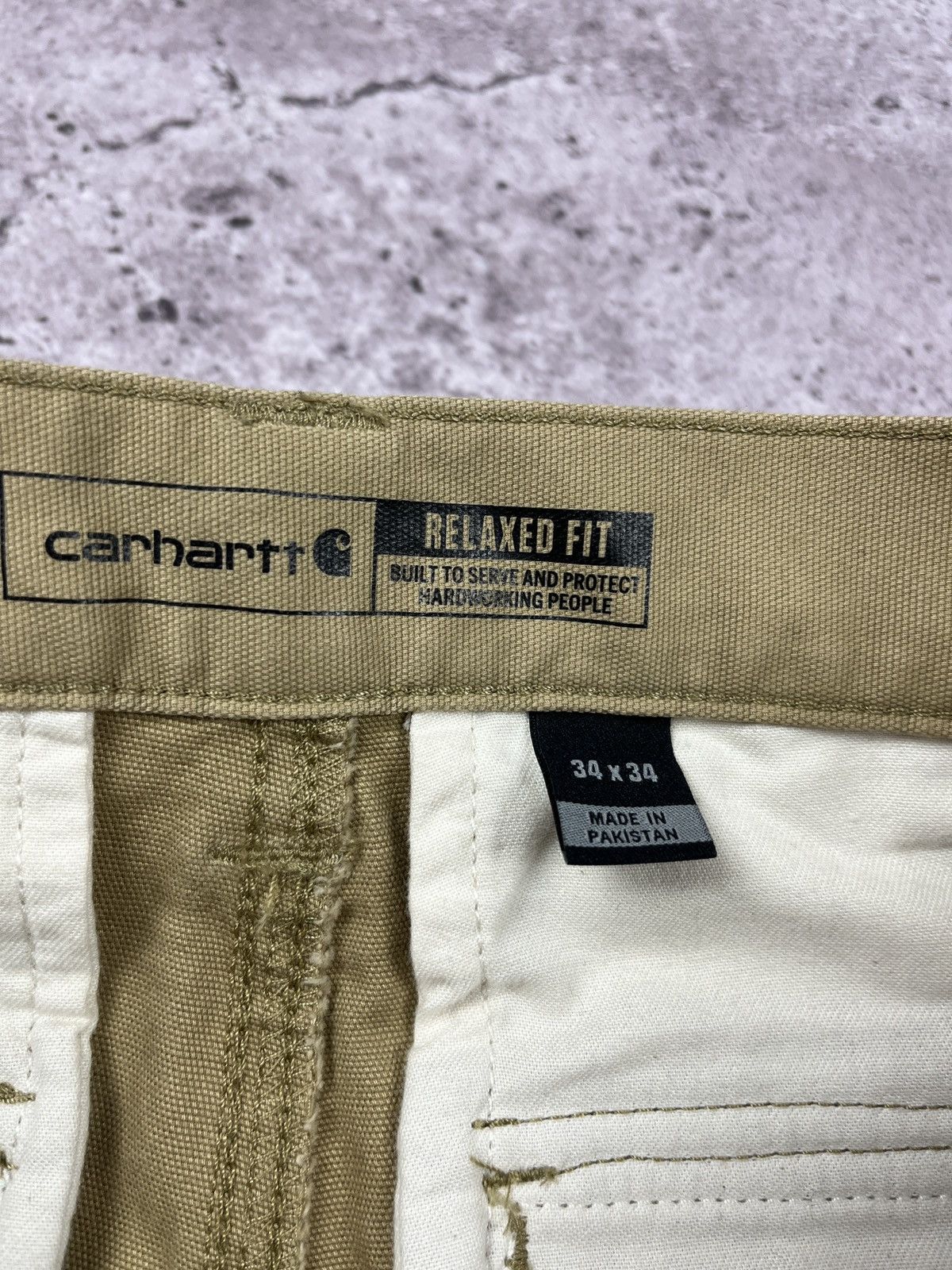 Carhartt Carhartt Canvas Cargo Work Pants Size US 34 / EU 50 - 6 Thumbnail