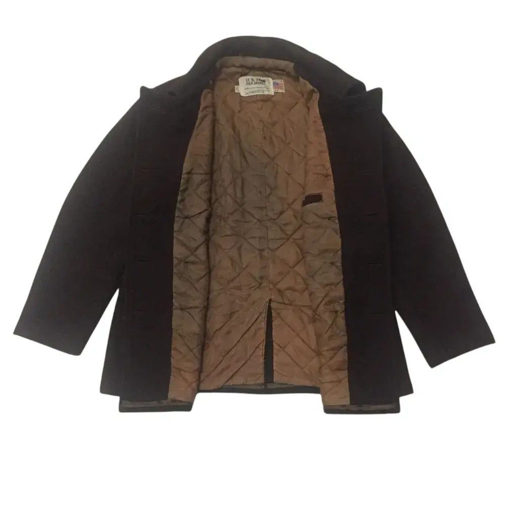 Schott × Vintage Vintage Schott NYC U.S 740N Pea Wool Coat Jacket Size US L / EU 52-54 / 3 - 2 Thumbnail