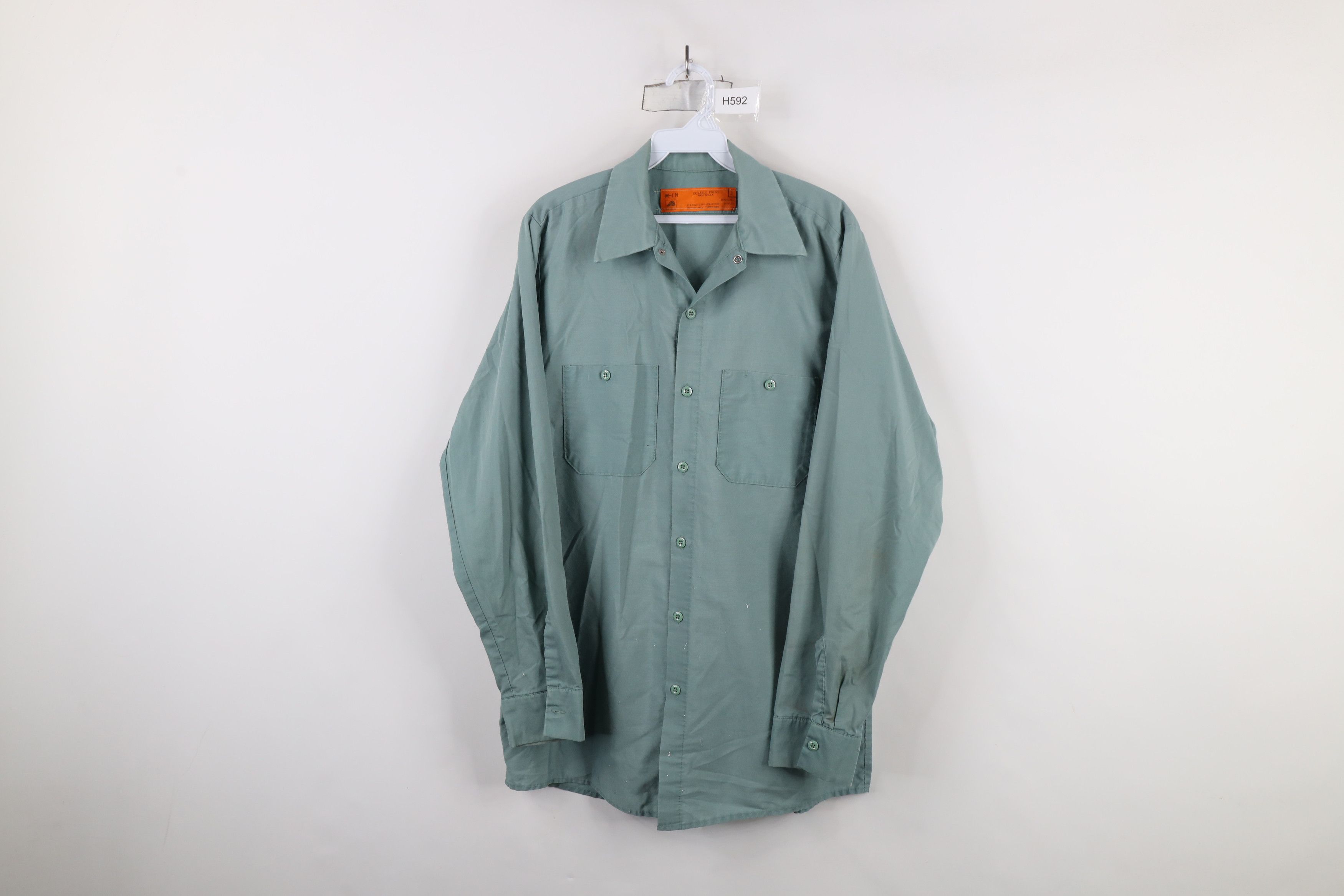 Vintage Vintage 70s Streetwear Workwear Mechanic Button Shirt Mint Size US M / EU 48-50 / 2 - 1 Thumbnail
