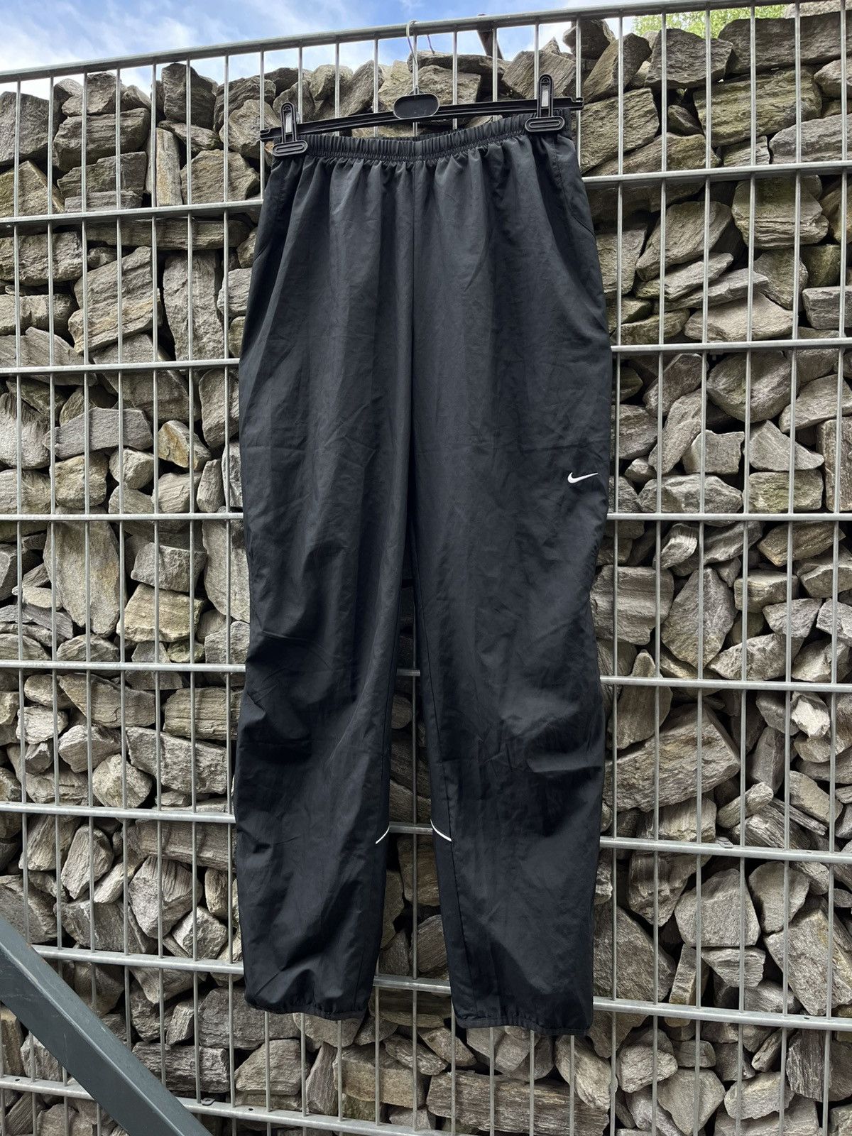 Nike × Vintage Nike Vintage Track Baggy Y2K Nylon Parachute Joggers Pants Size US 32 / EU 48 - 3 Thumbnail
