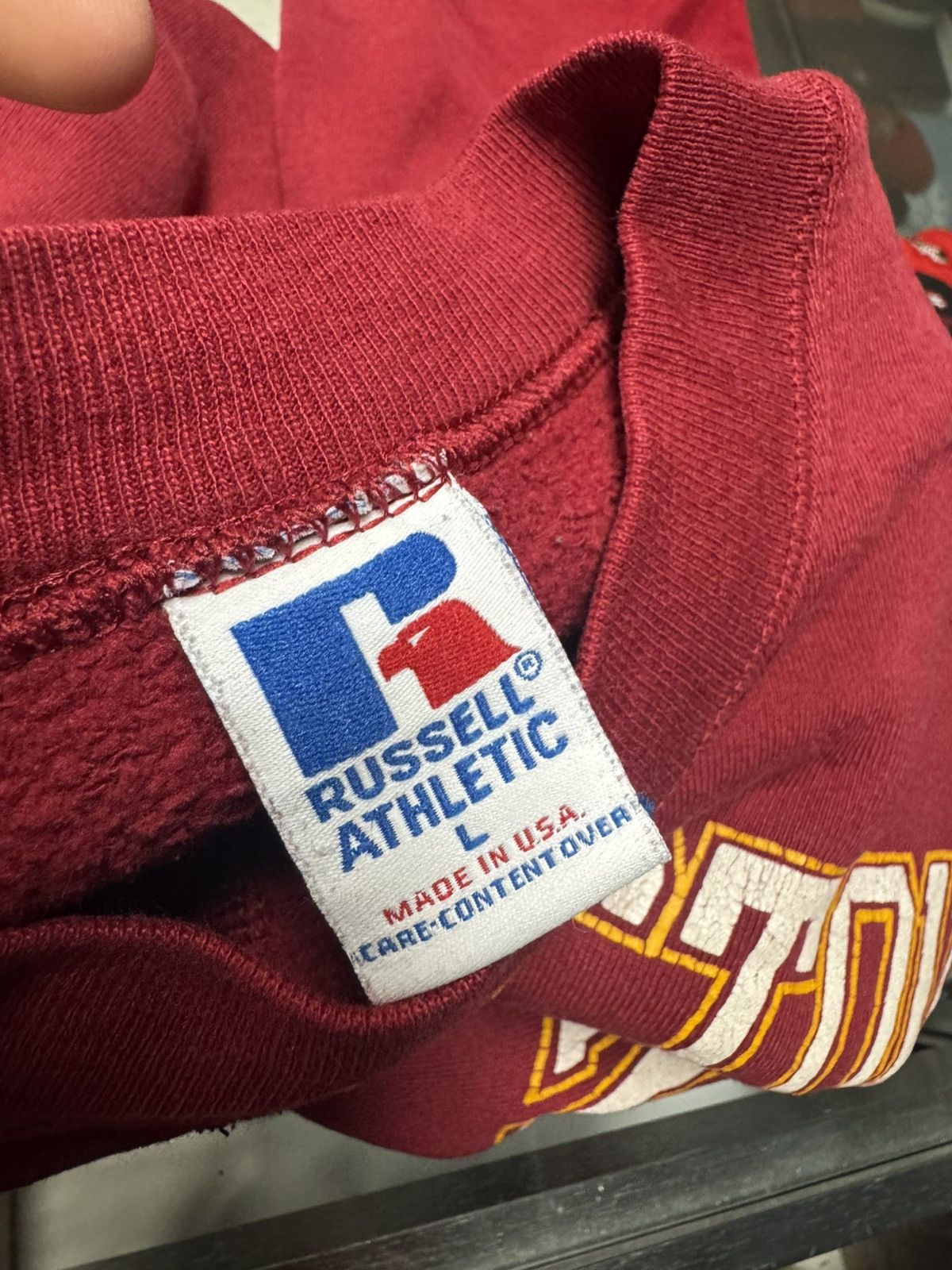 Vintage 90s Vintage Washing Redskins NFL Crewneck Russell Athletic Size US L / EU 52-54 / 3 - 5 Thumbnail