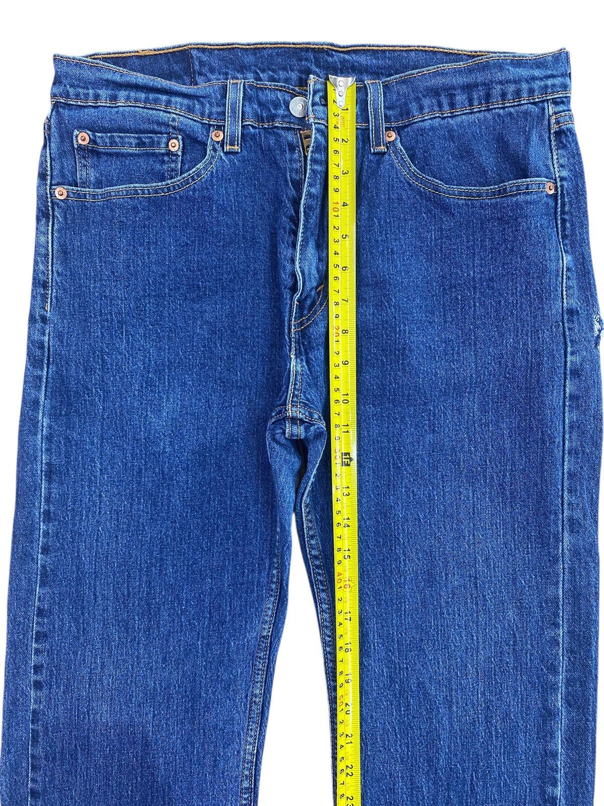 Levi's Levi’s 505 Blue Wash Style Straight Cut Jeans Size US 32 / EU 48 - 6 Thumbnail