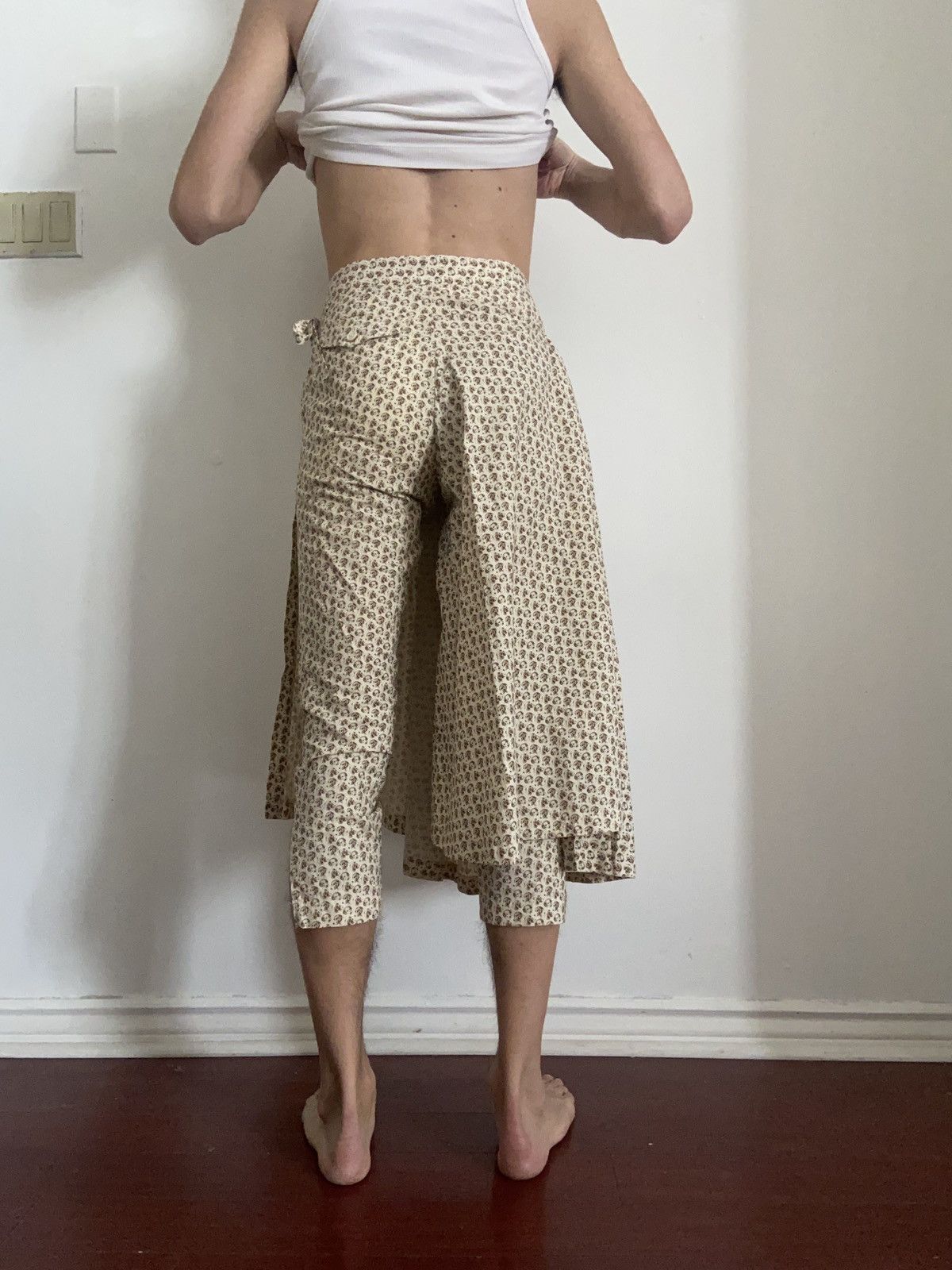 Comme des Garcons CdG 2002 Runway Dog Print Apron Skirt Pants Size 27" / US 4 / IT 40 - 6 Thumbnail